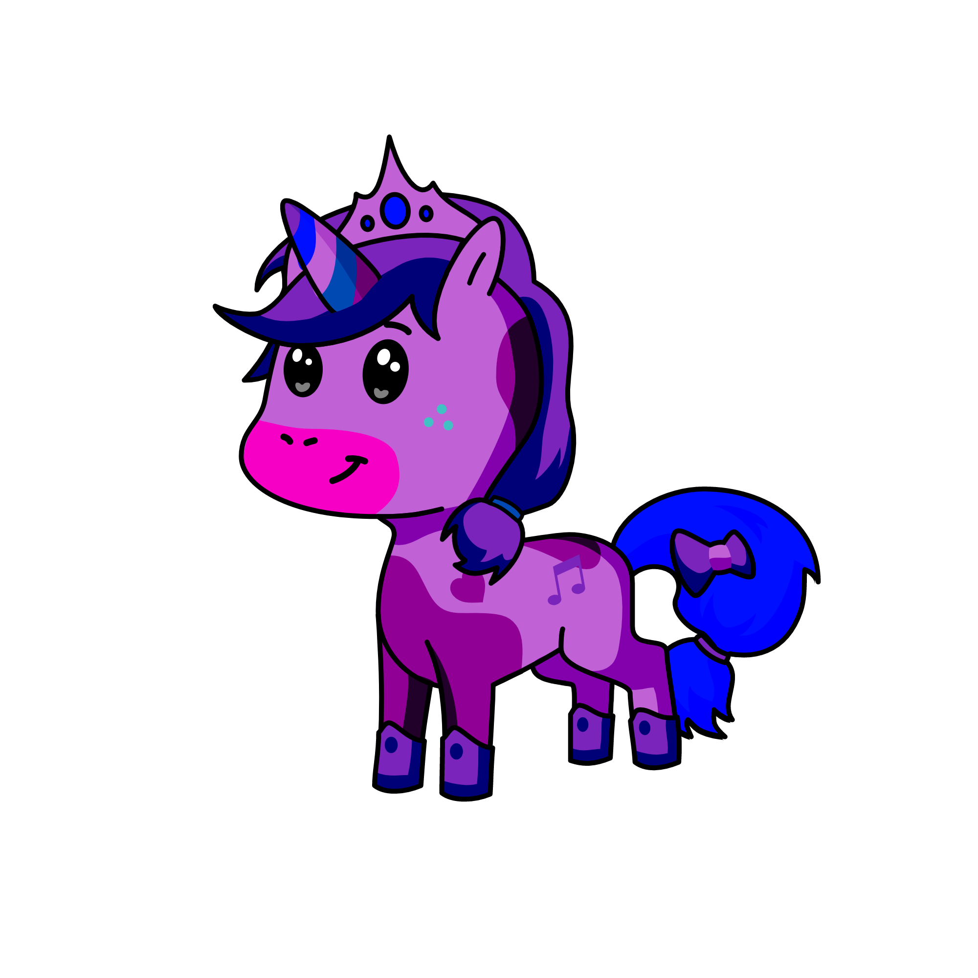 Princess Moonlight, the unicorn