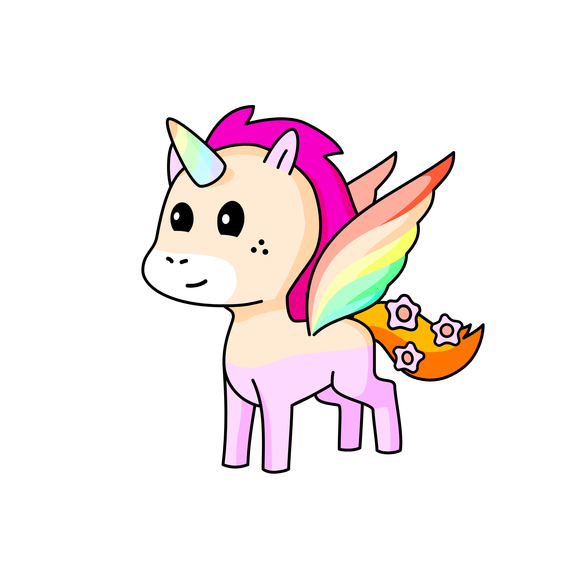 Pastelz, the unicorn