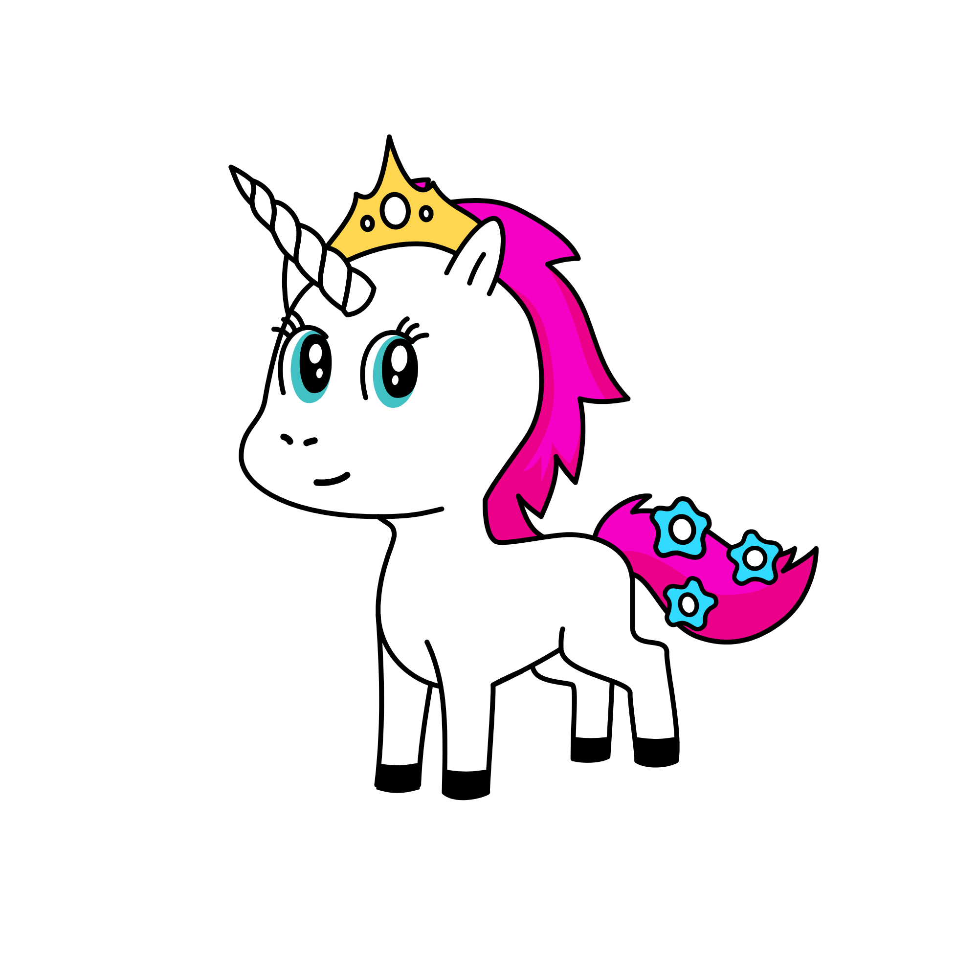 Rosaly, the unicorn