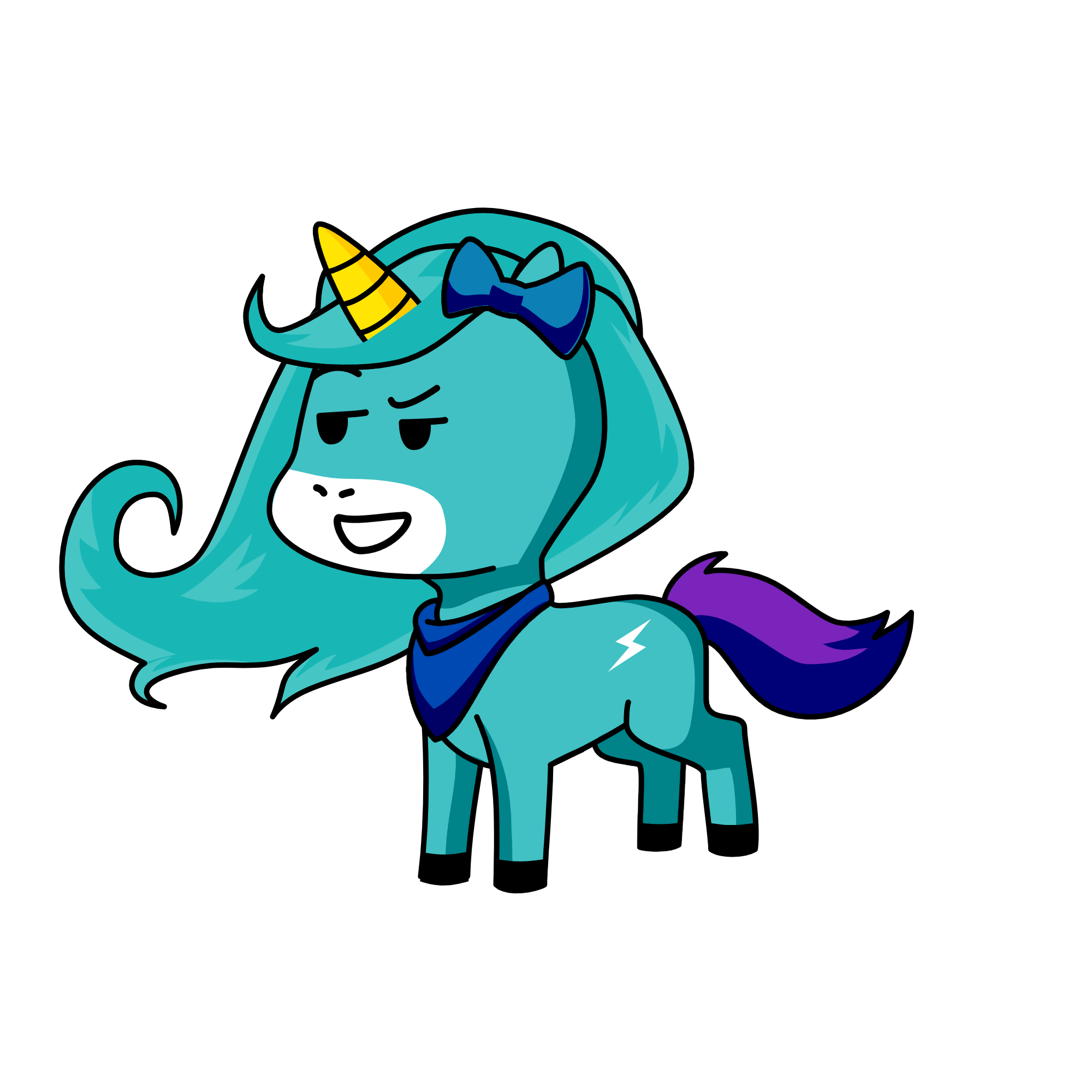 Riley, the unicorn