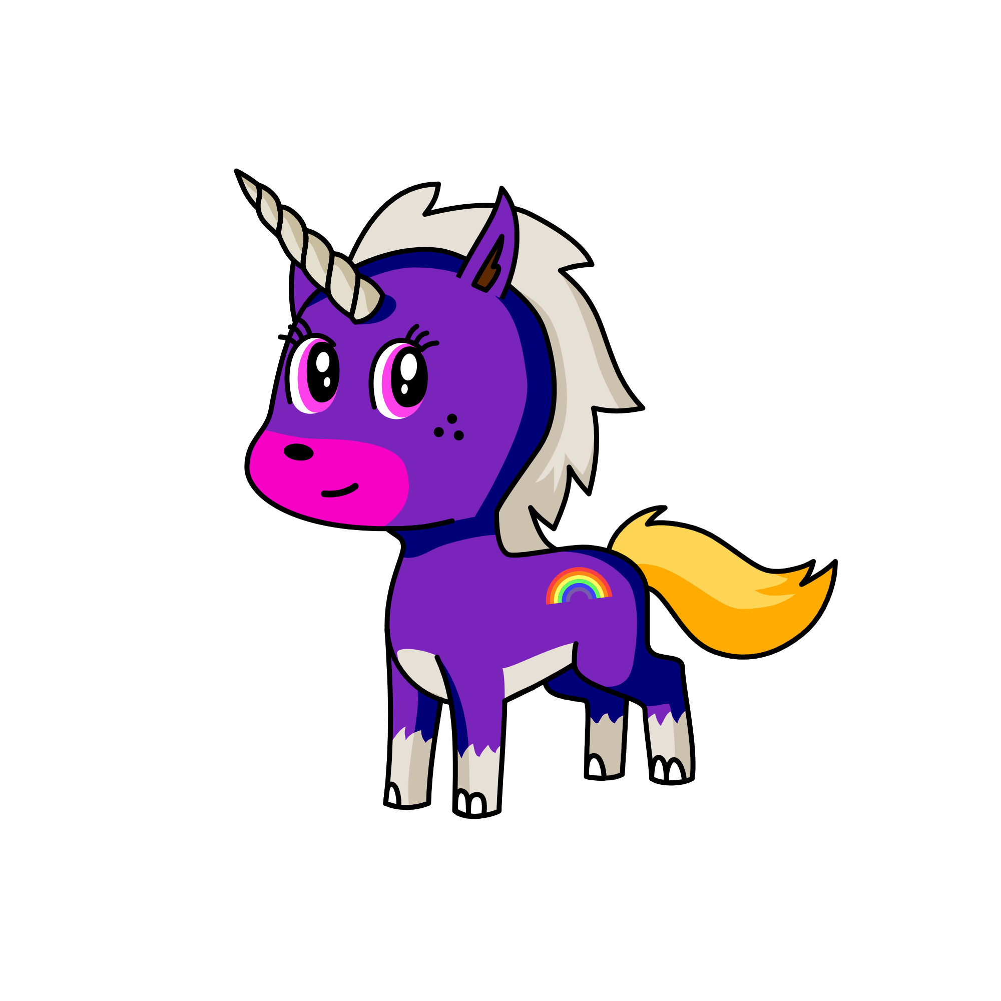 هیچ کس من ایرانیم, the unicorn