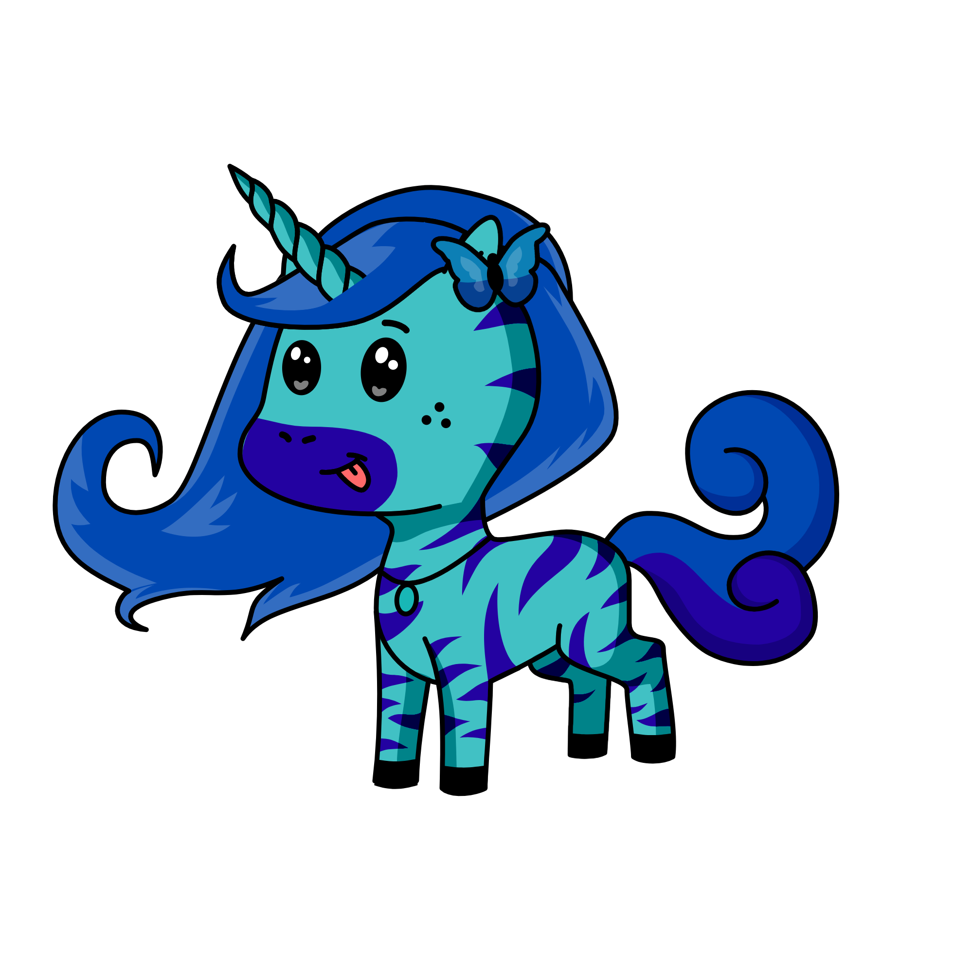 winter, the unicorn