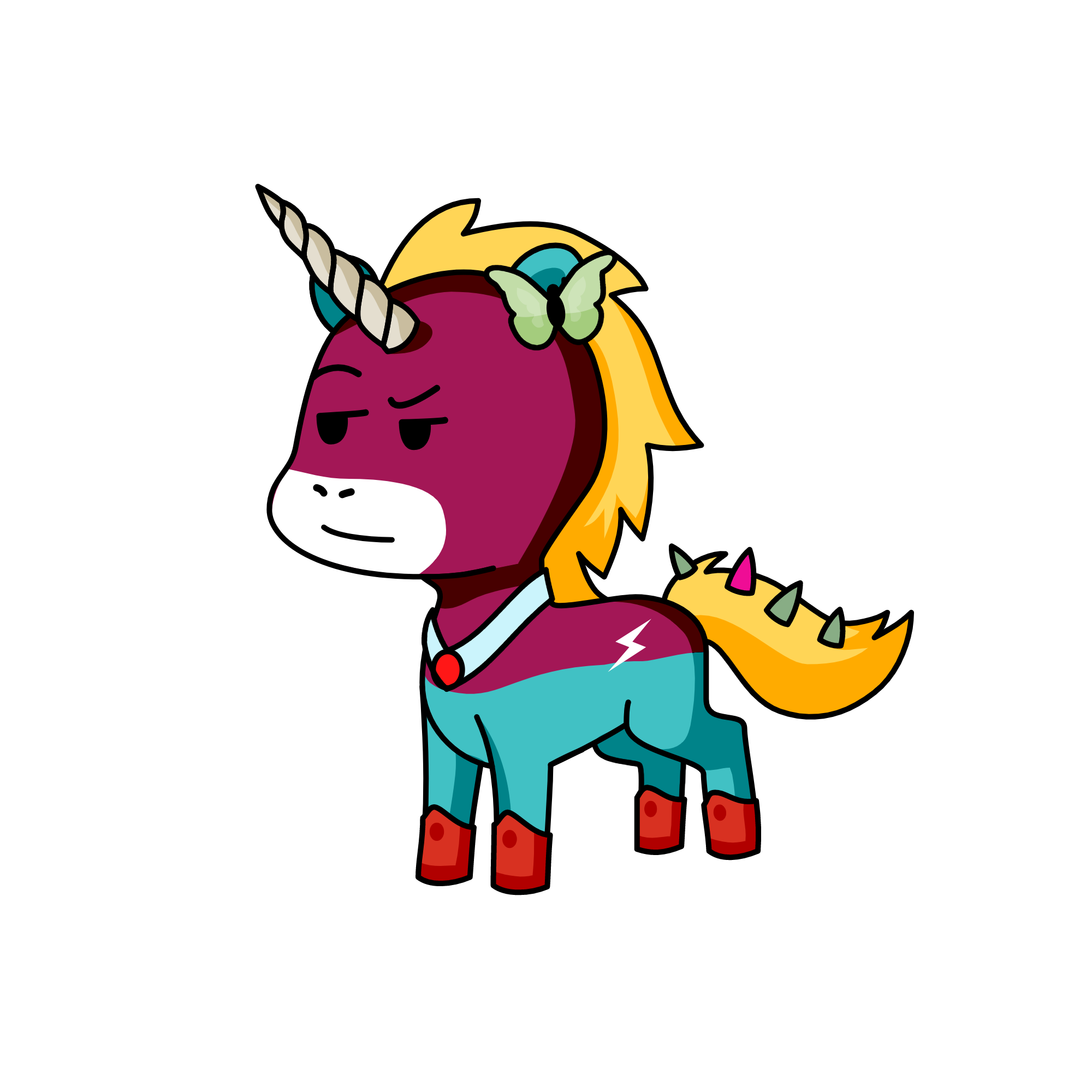 Smrkie, the unicorn