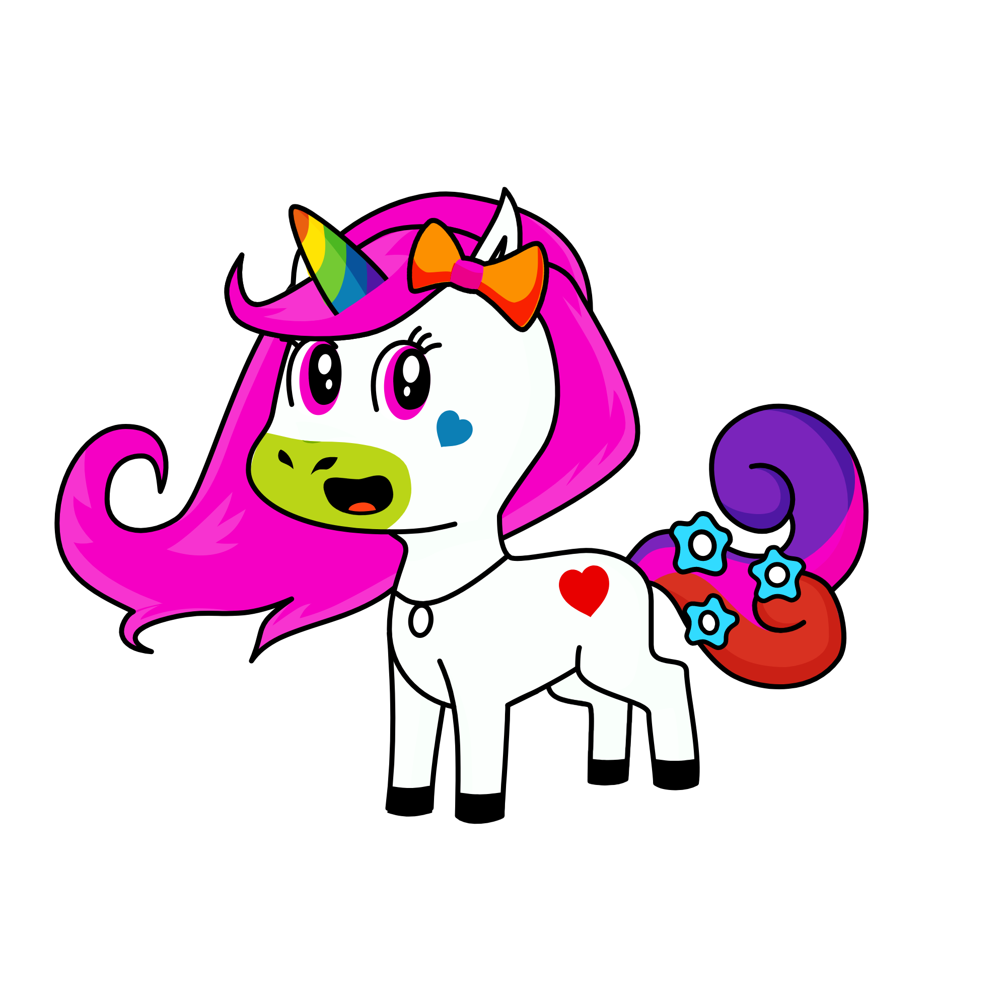 Rosy, the unicorn