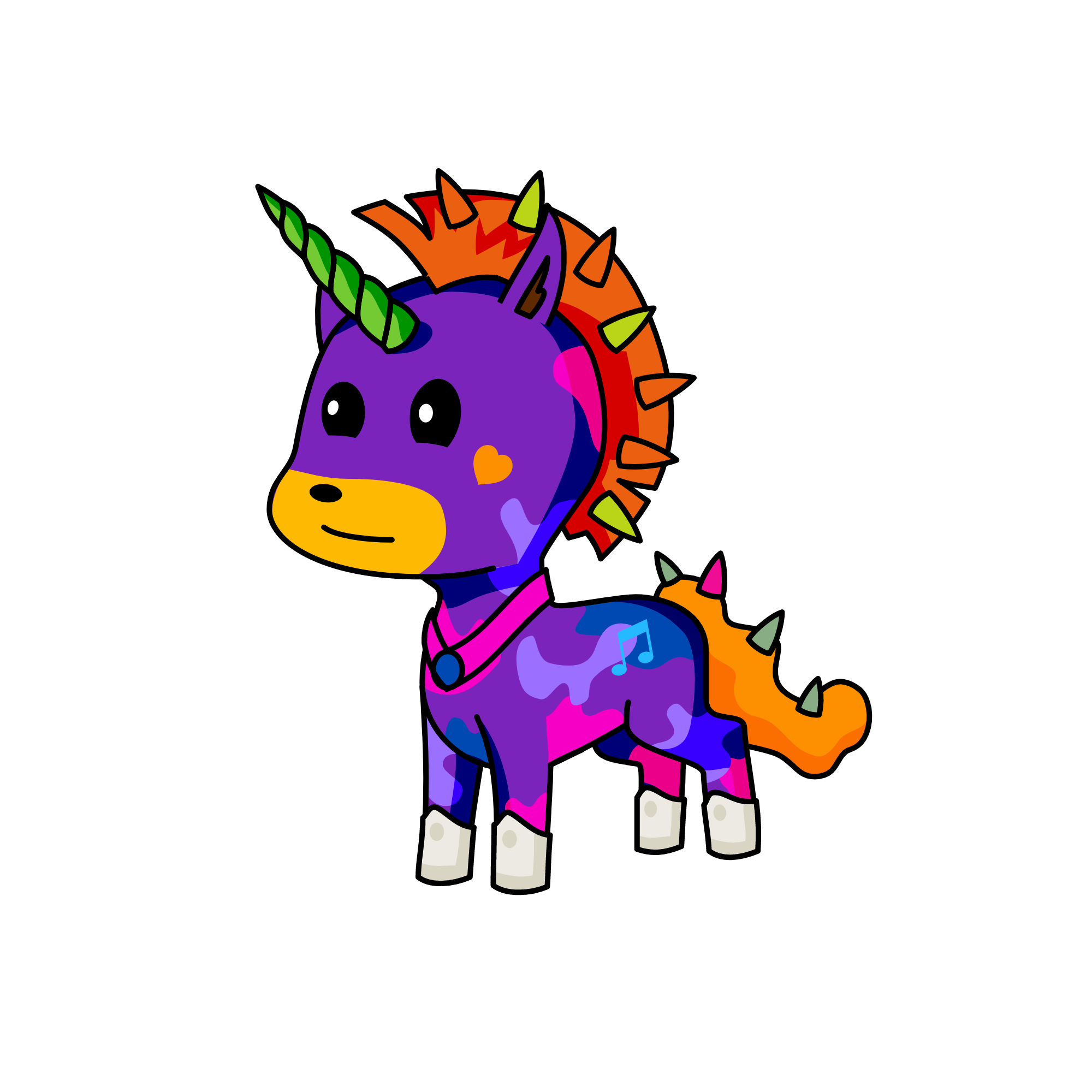 asdf, the unicorn