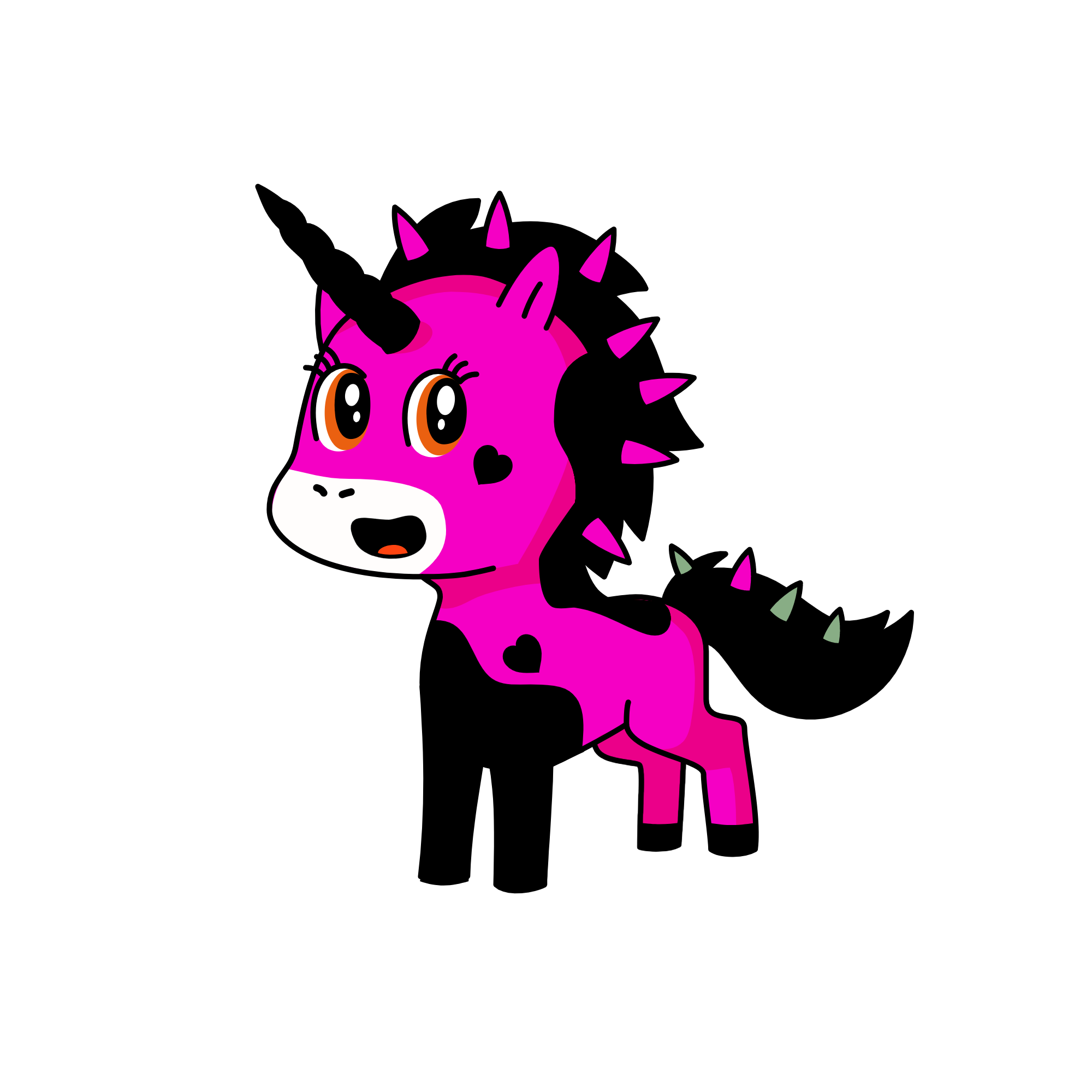 pinky, the unicorn