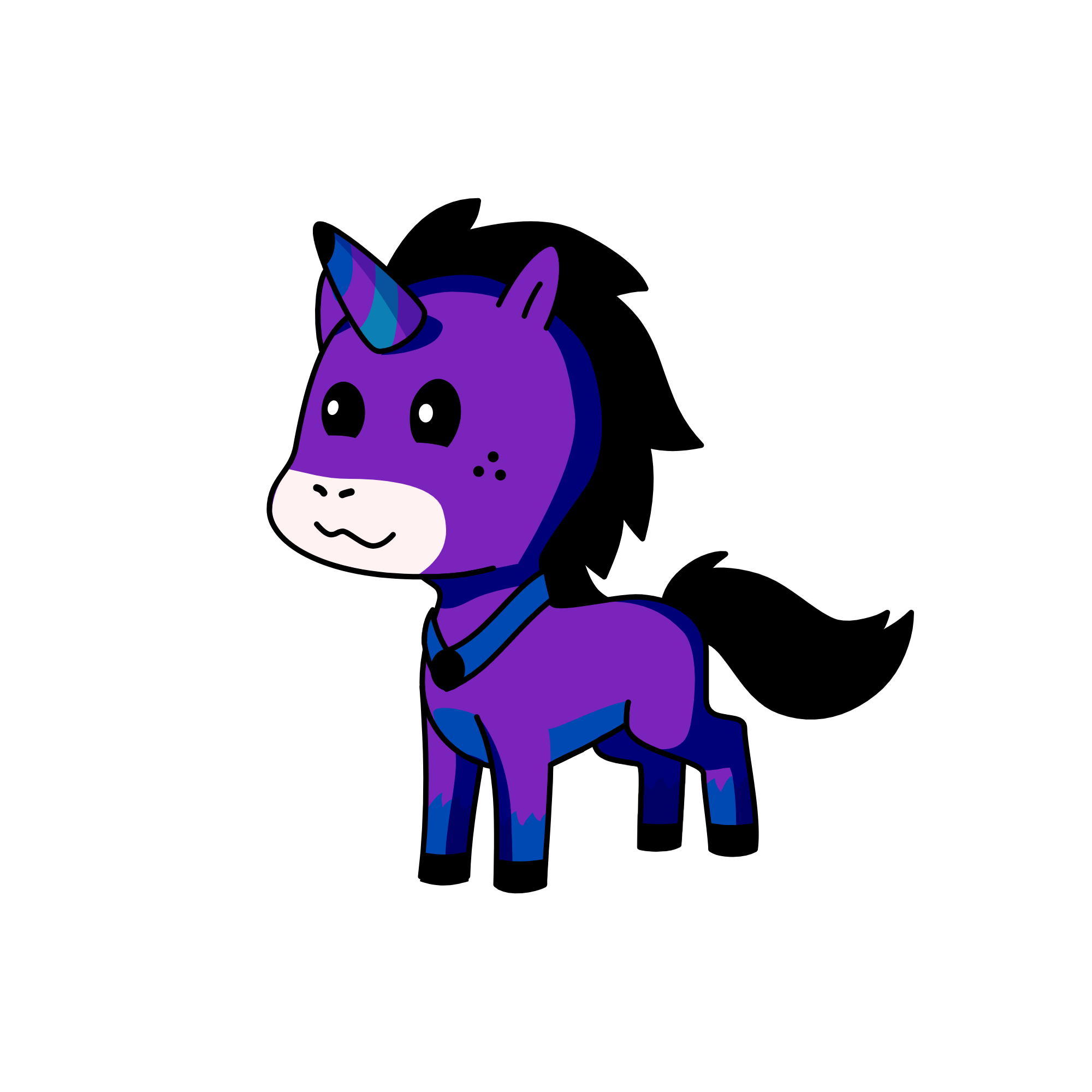 Midnight, the unicorn