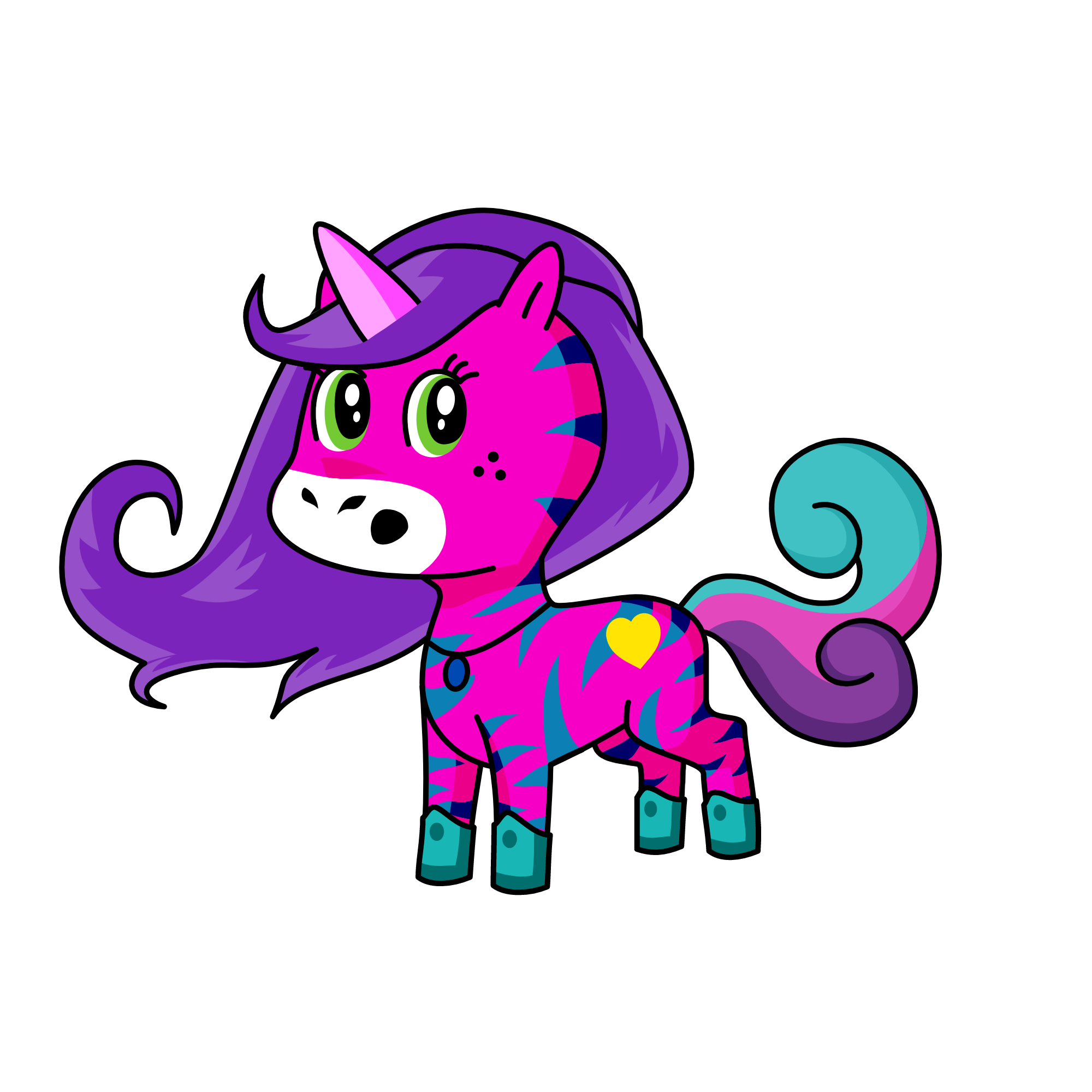 Tabby, the unicorn