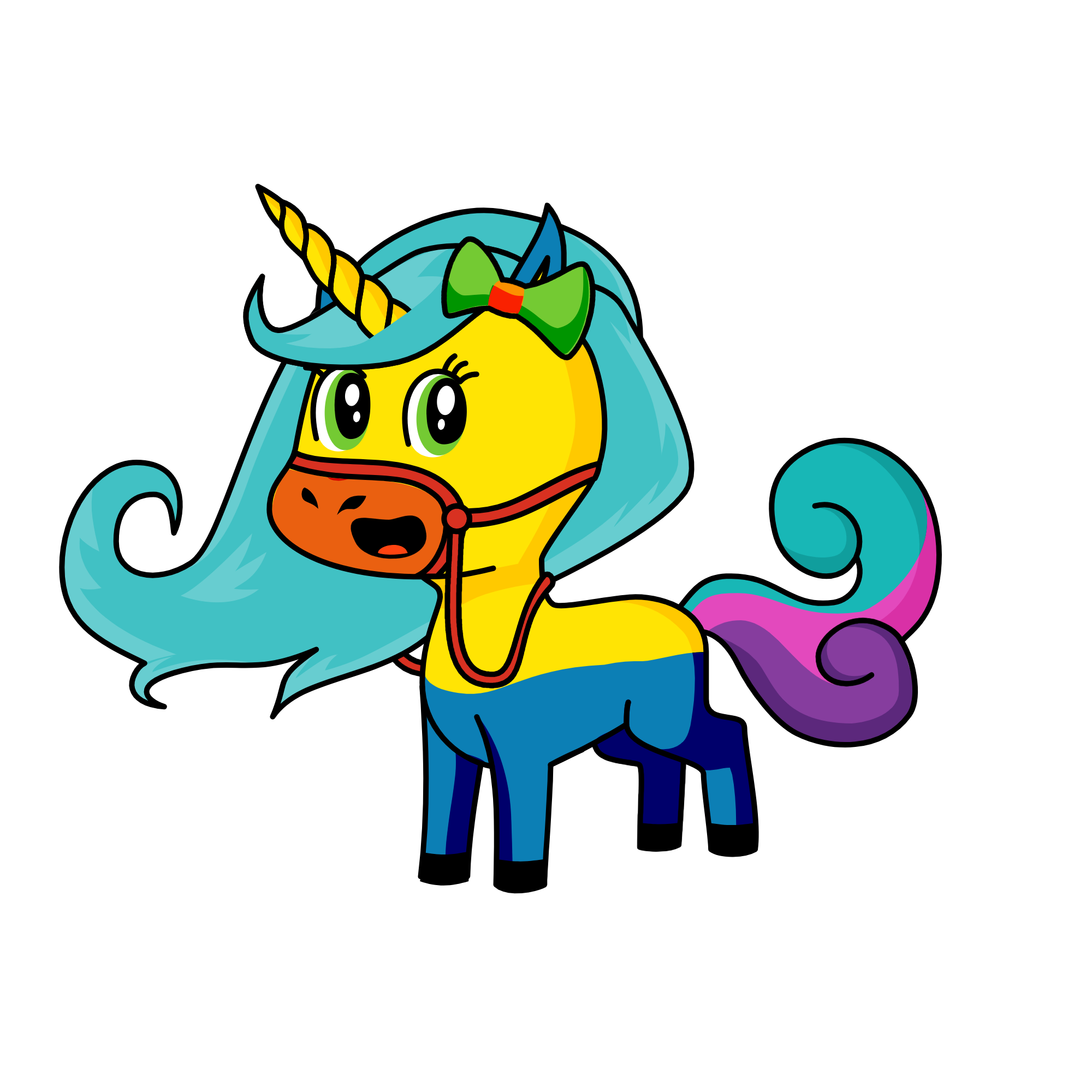Pretty-mallow, the unicorn