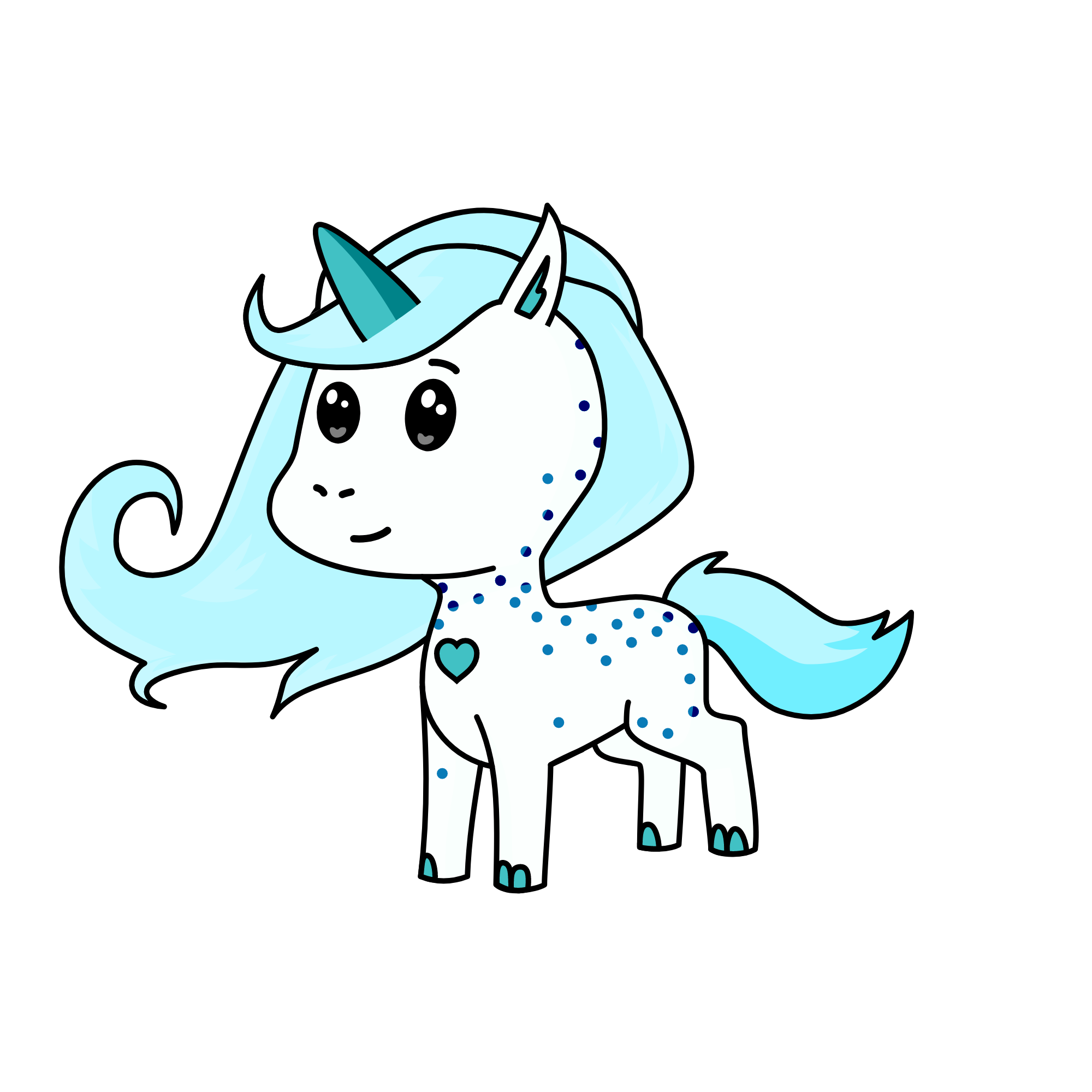 Icicle, the unicorn