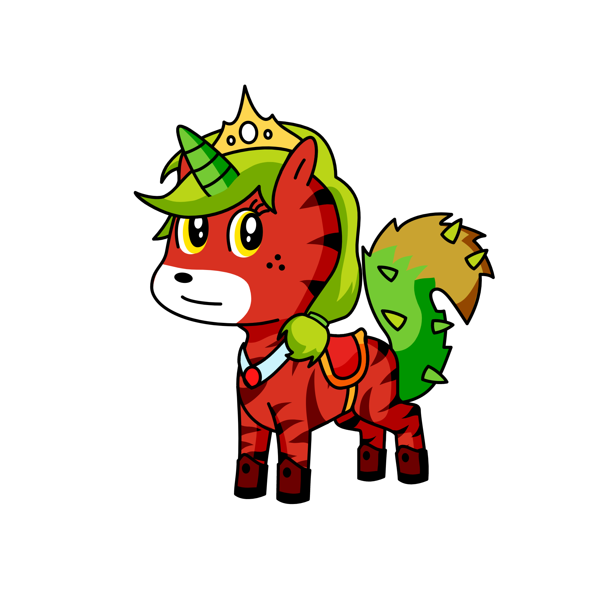rose, the unicorn