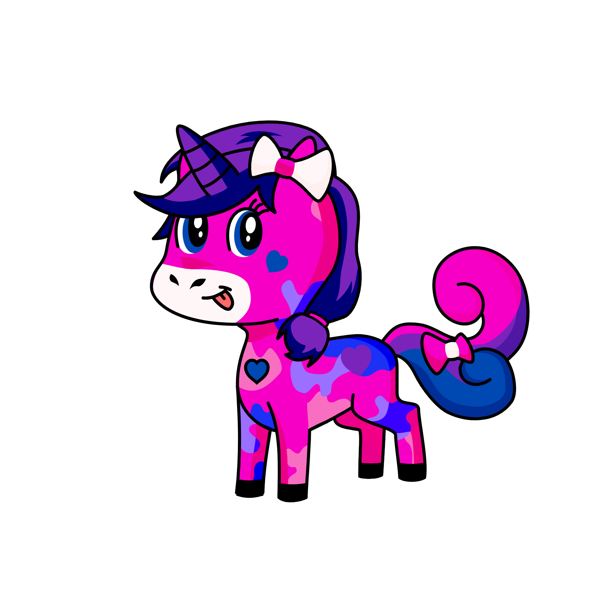 Princess Sparkle Bling Bling, the unicorn