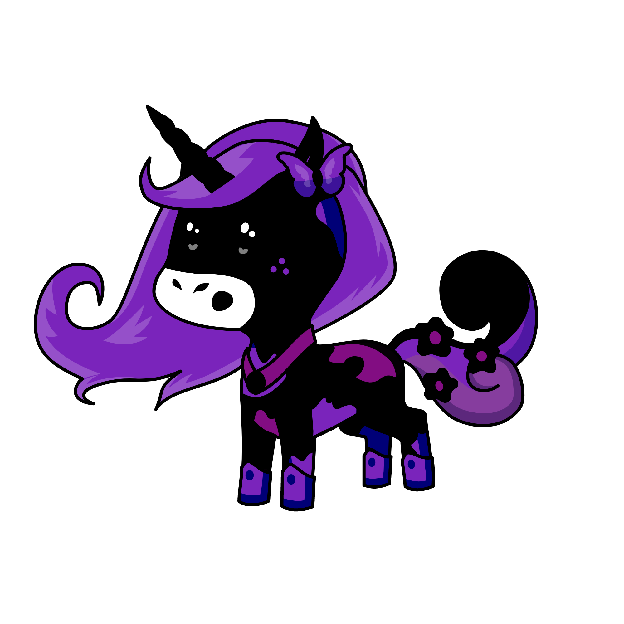 Moonlight, the unicorn
