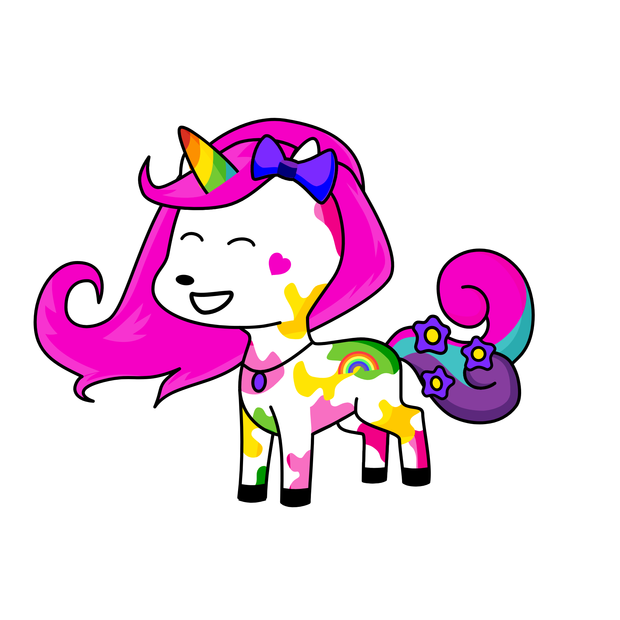 Strawberry, the unicorn