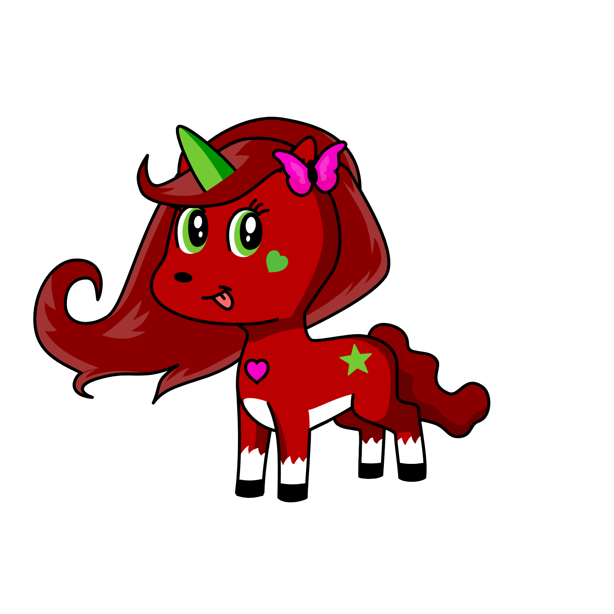 Cherry, the unicorn