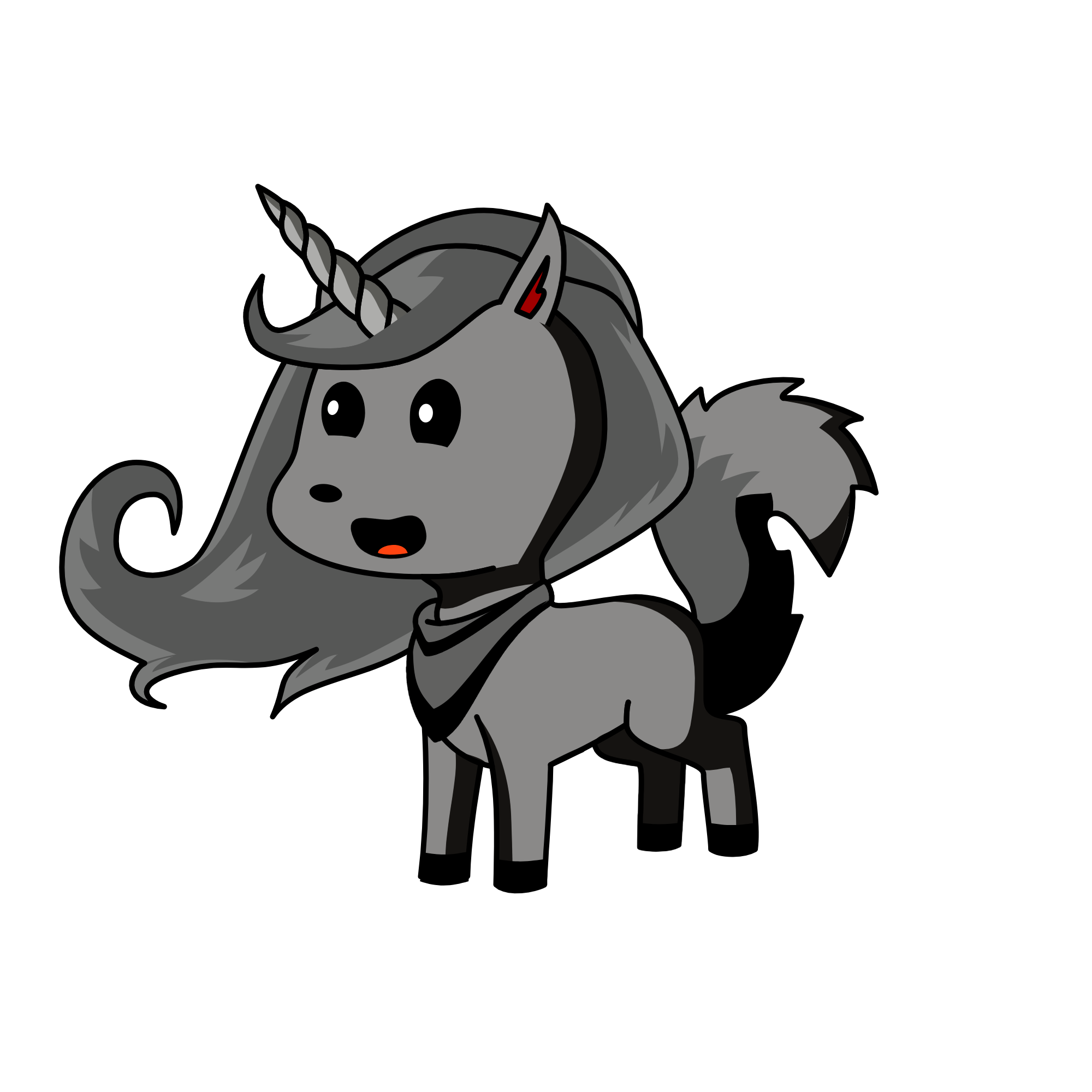 Shade, the unicorn