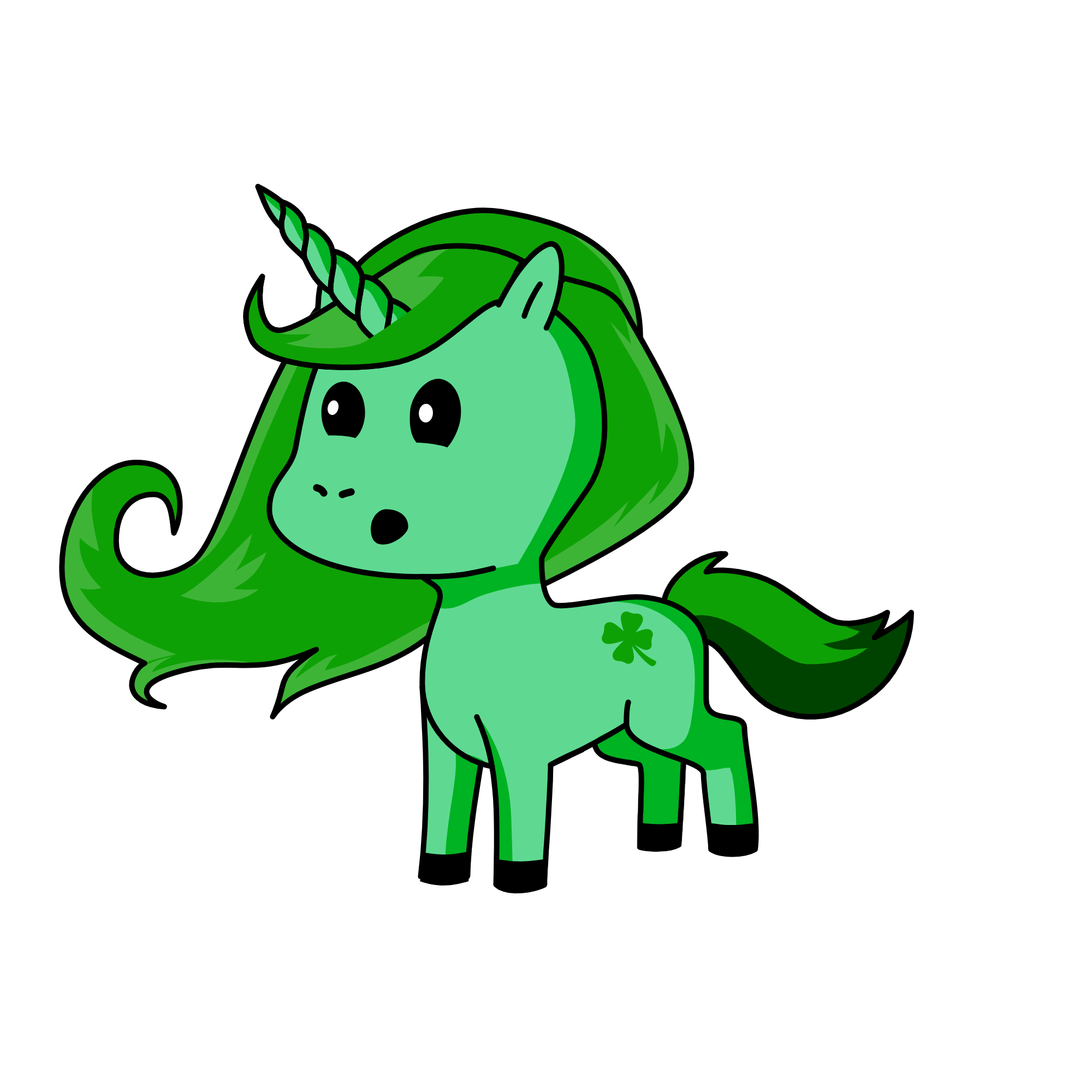 Clover, the unicorn