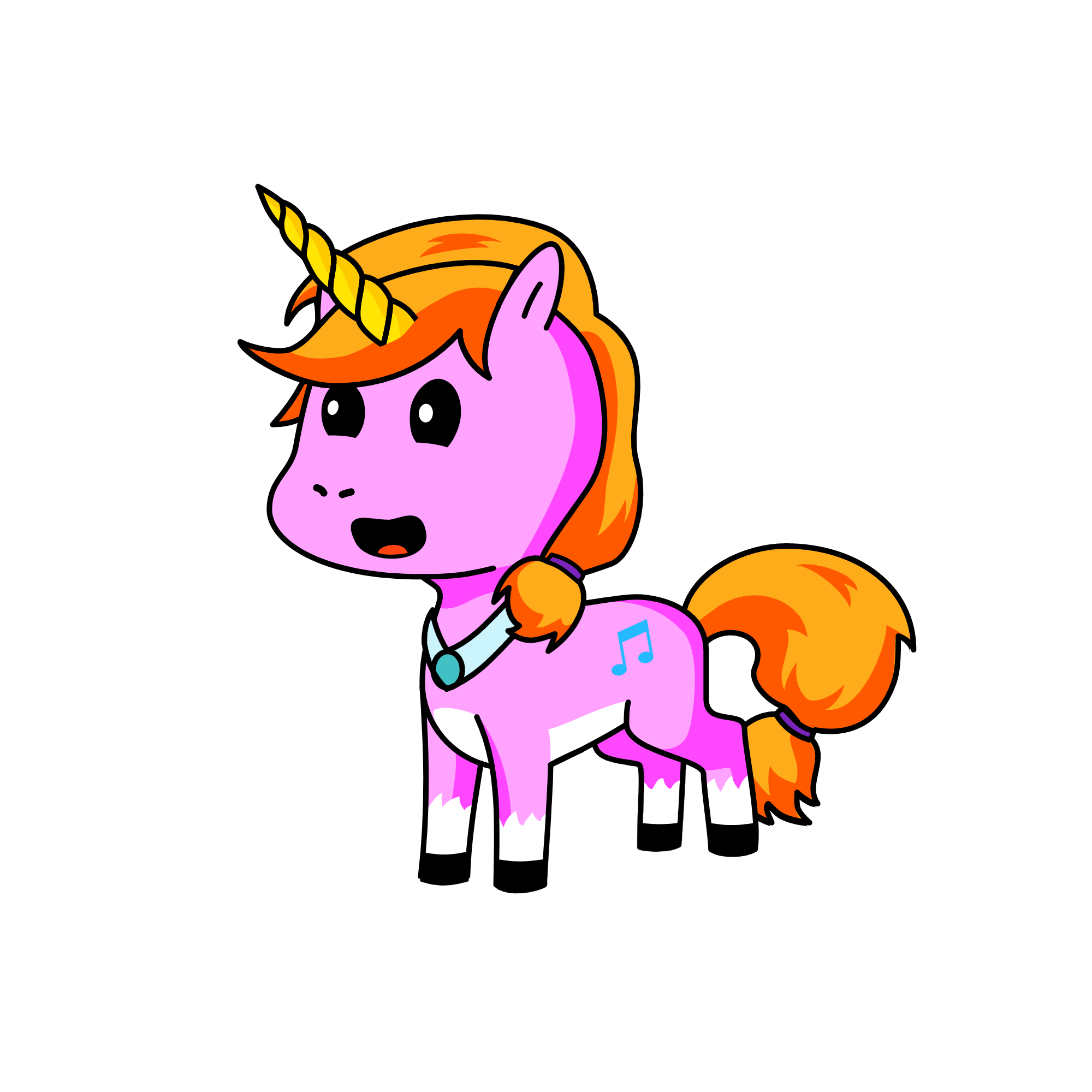Music!, the unicorn