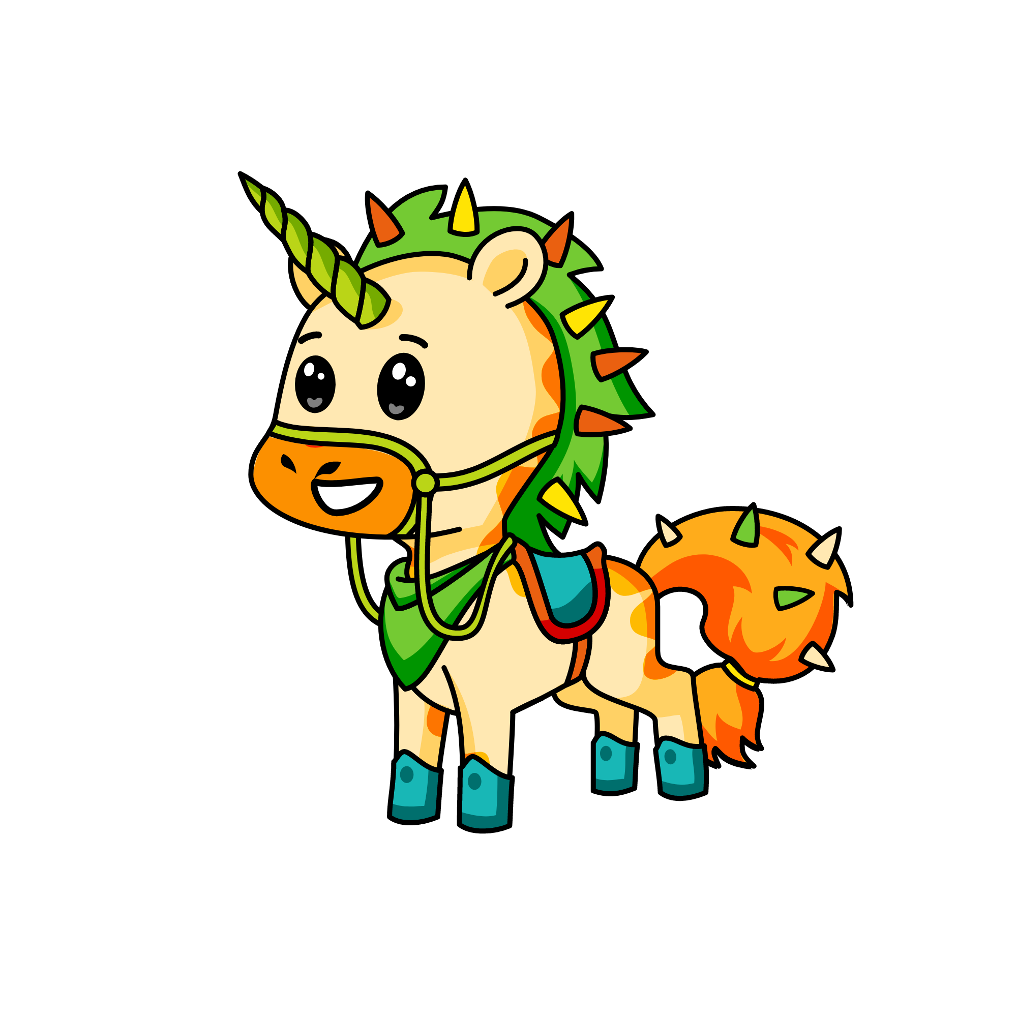 Lighty, the unicorn