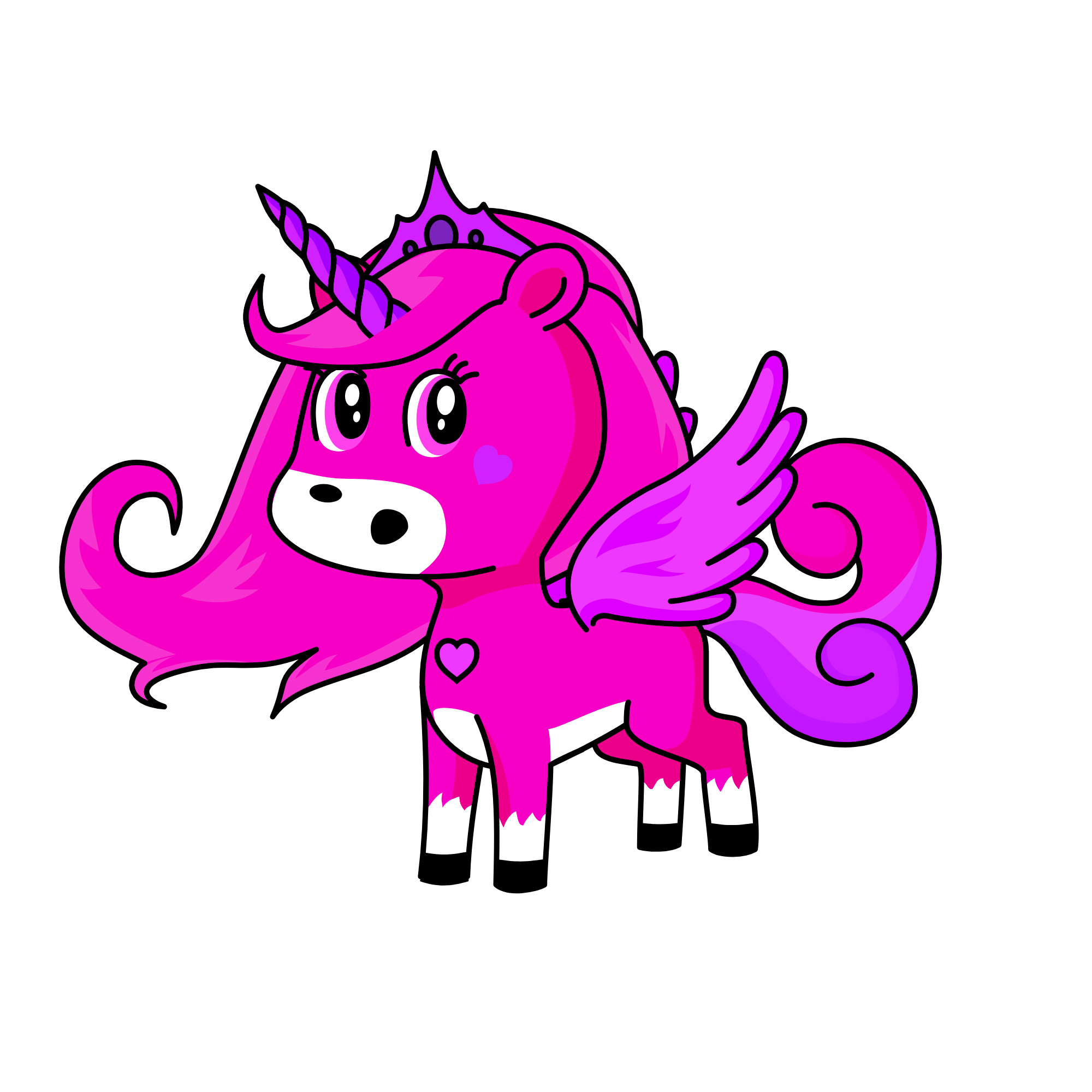 BIBICHA, the unicorn