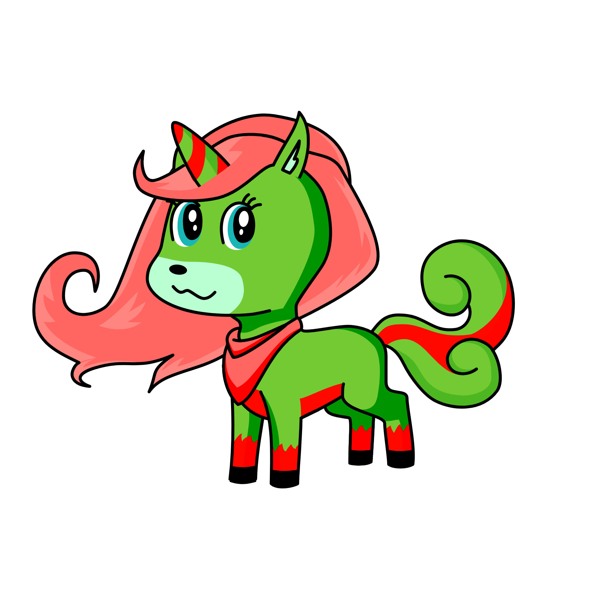 Holly, the unicorn