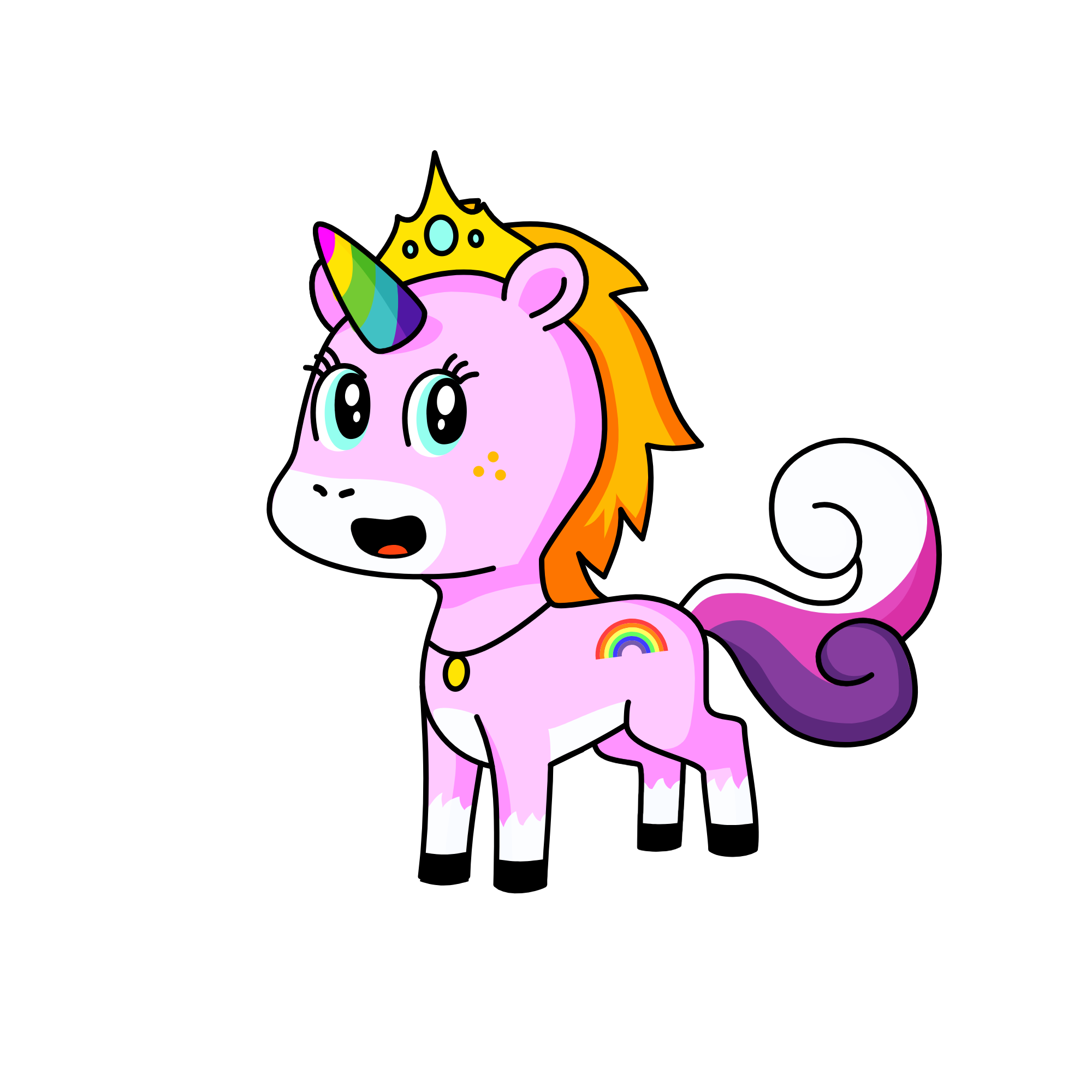 🌈Rainbow Corn🌈, the unicorn