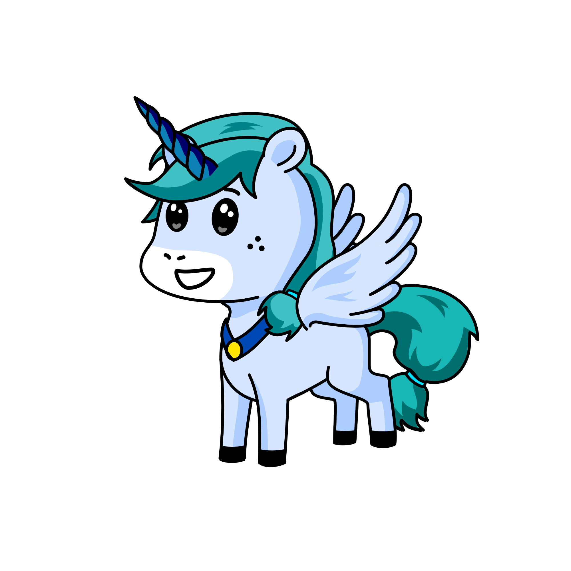 Snowy, the unicorn