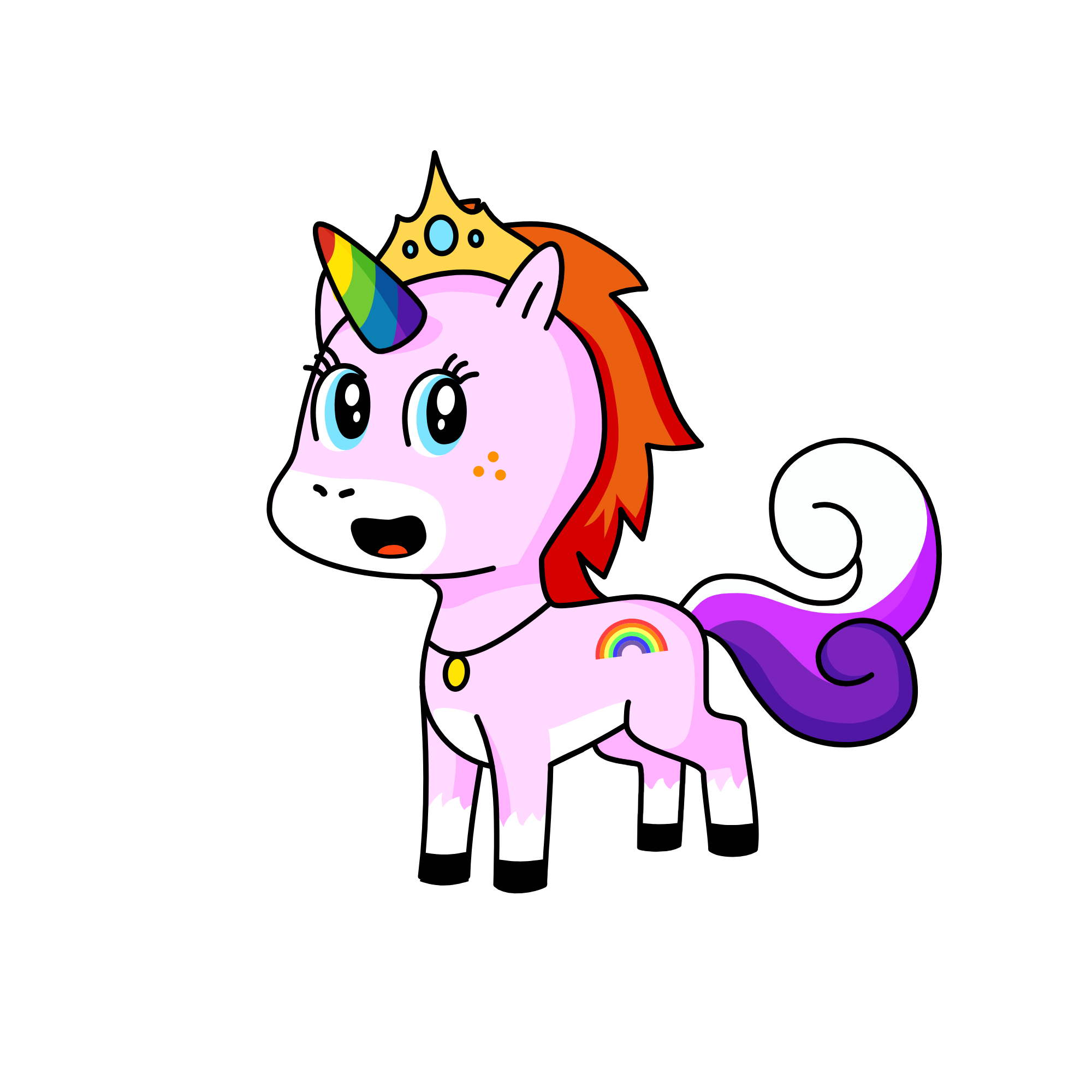 🌈Rainbow Corn🌈, the unicorn
