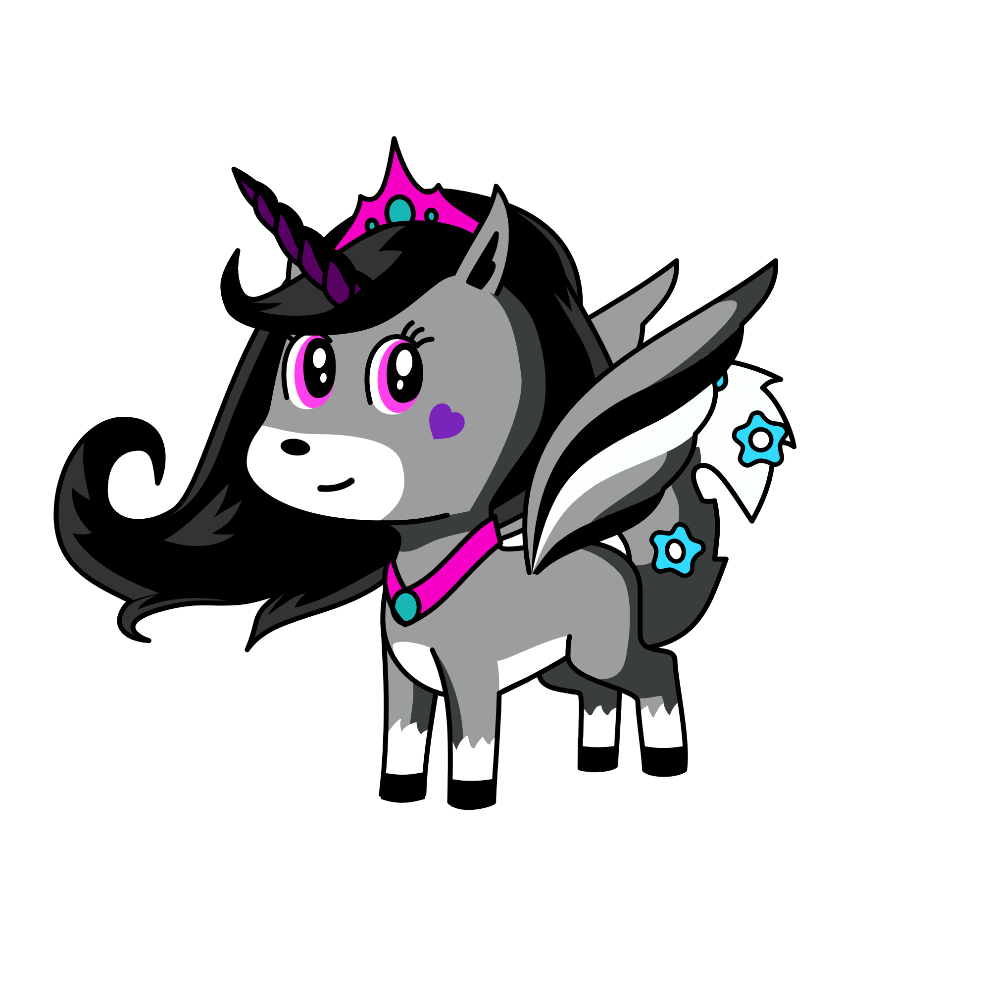WOLFY GIRL 🐺🐺😻, the unicorn