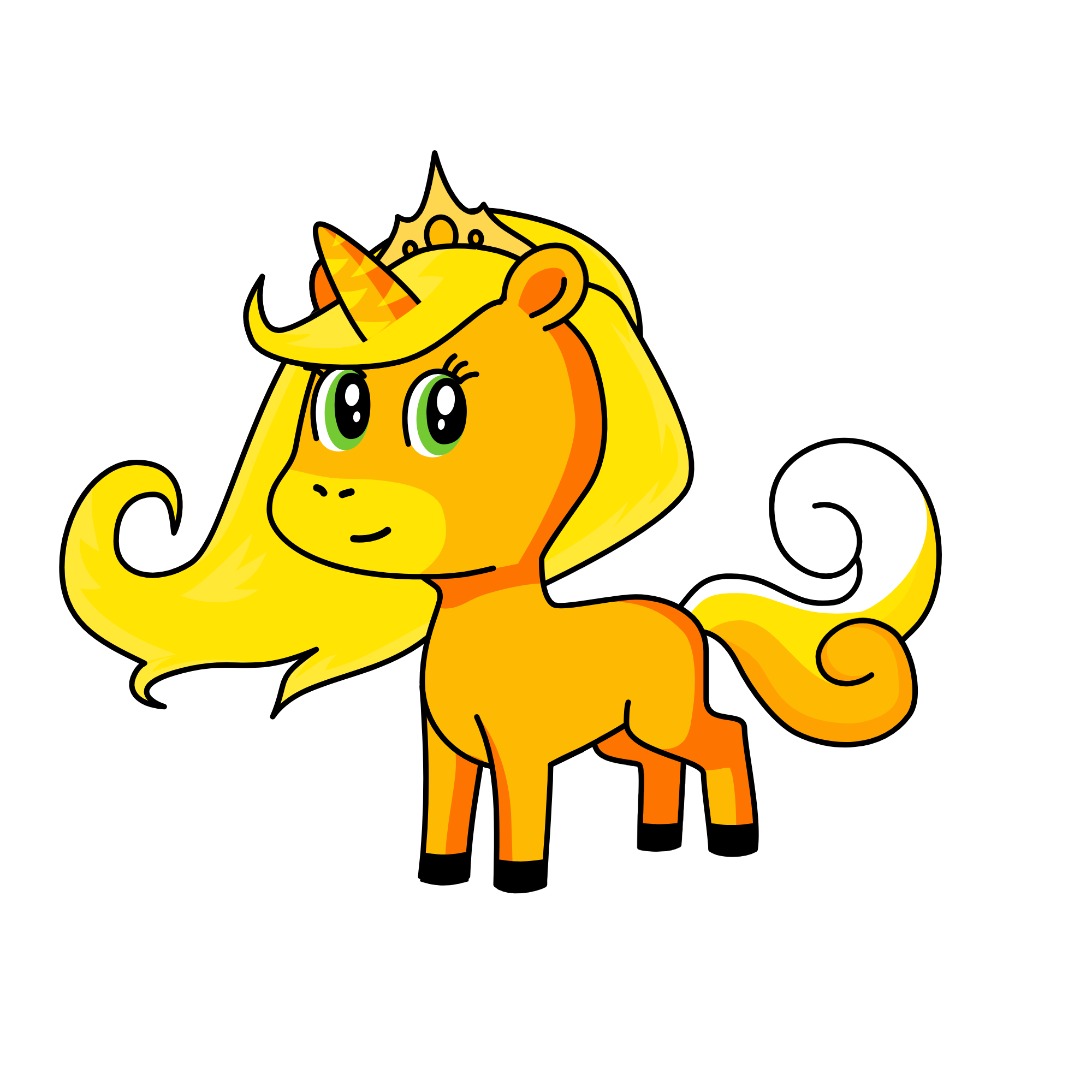 Desert, the unicorn