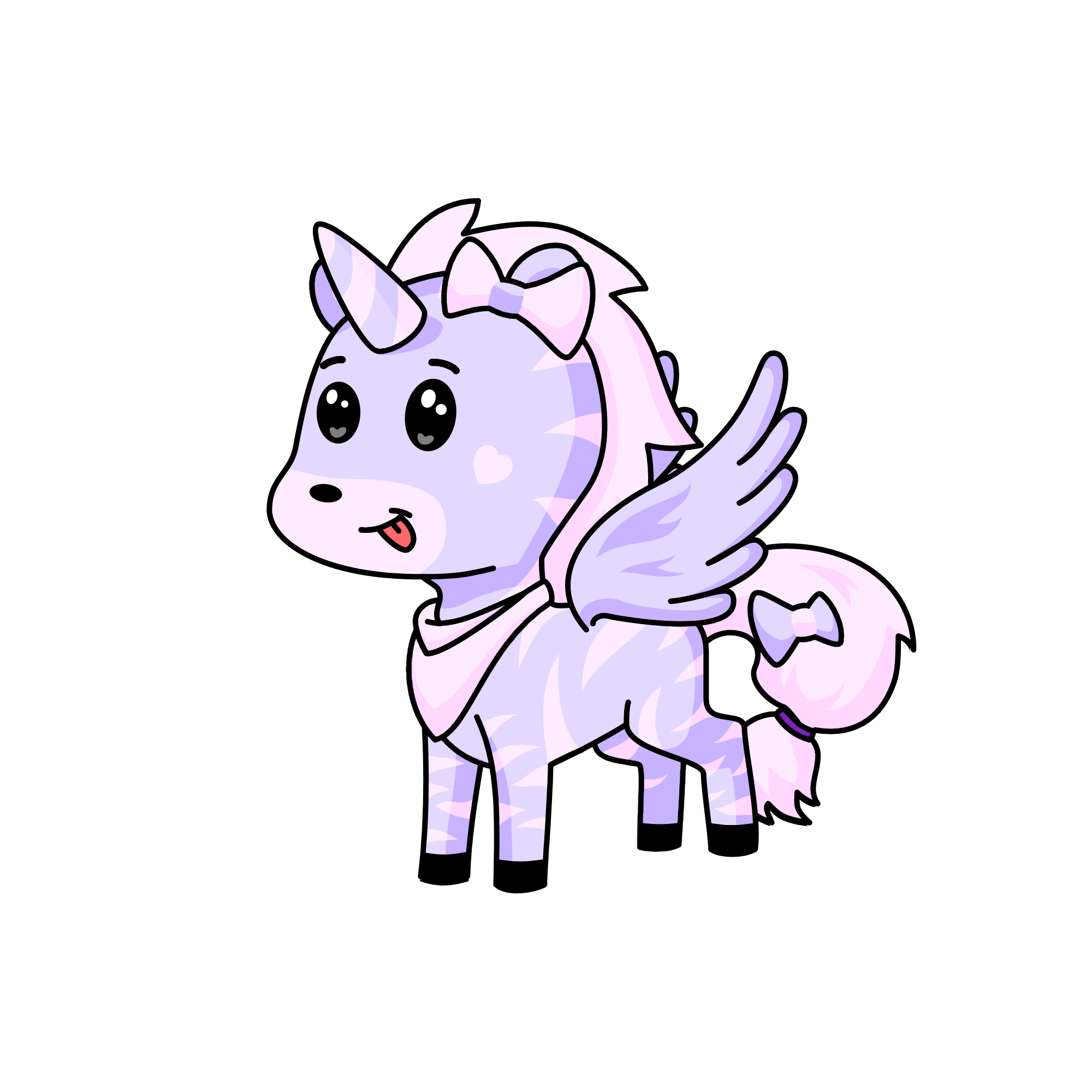Baby Lavender, the unicorn