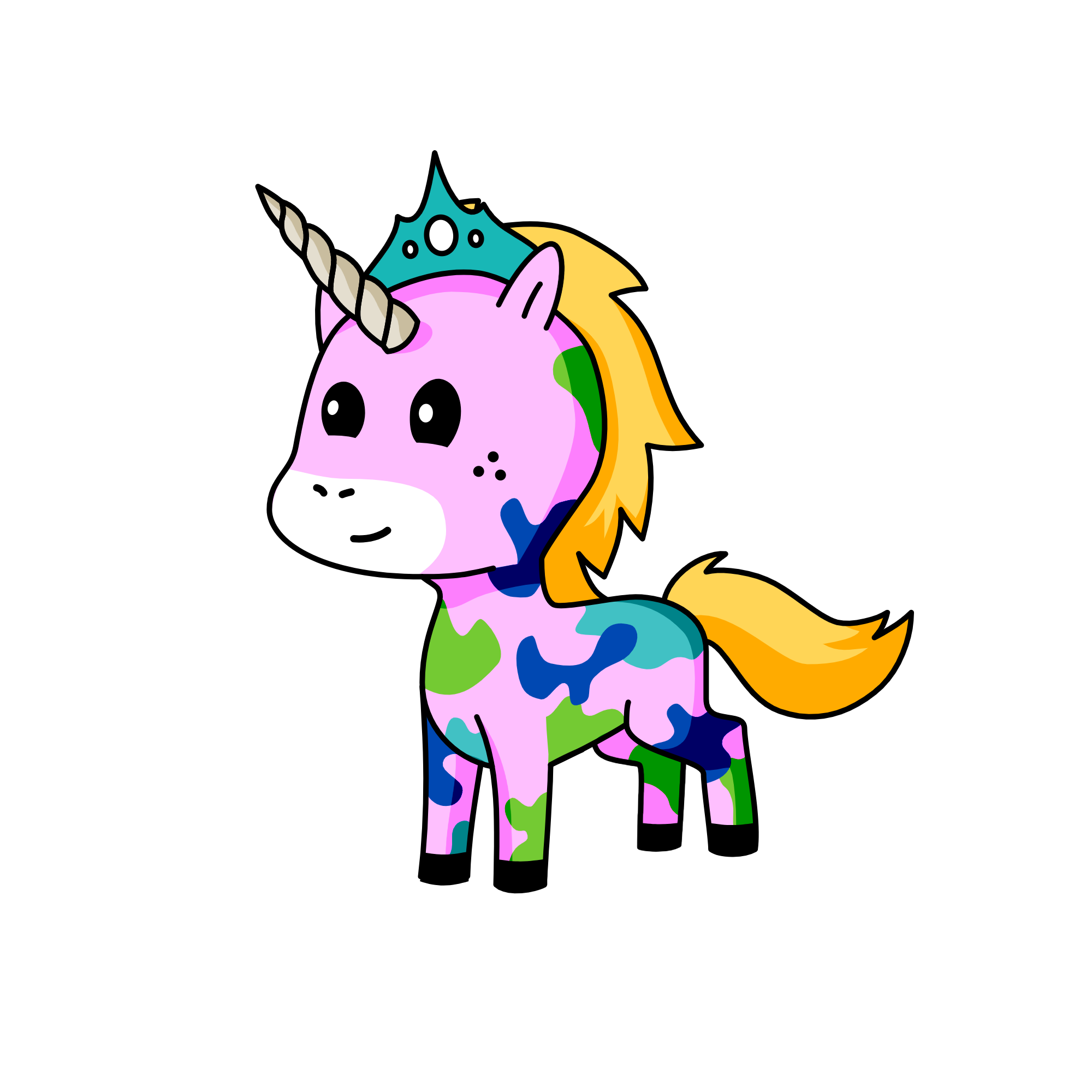 Princess Paint, the unicorn