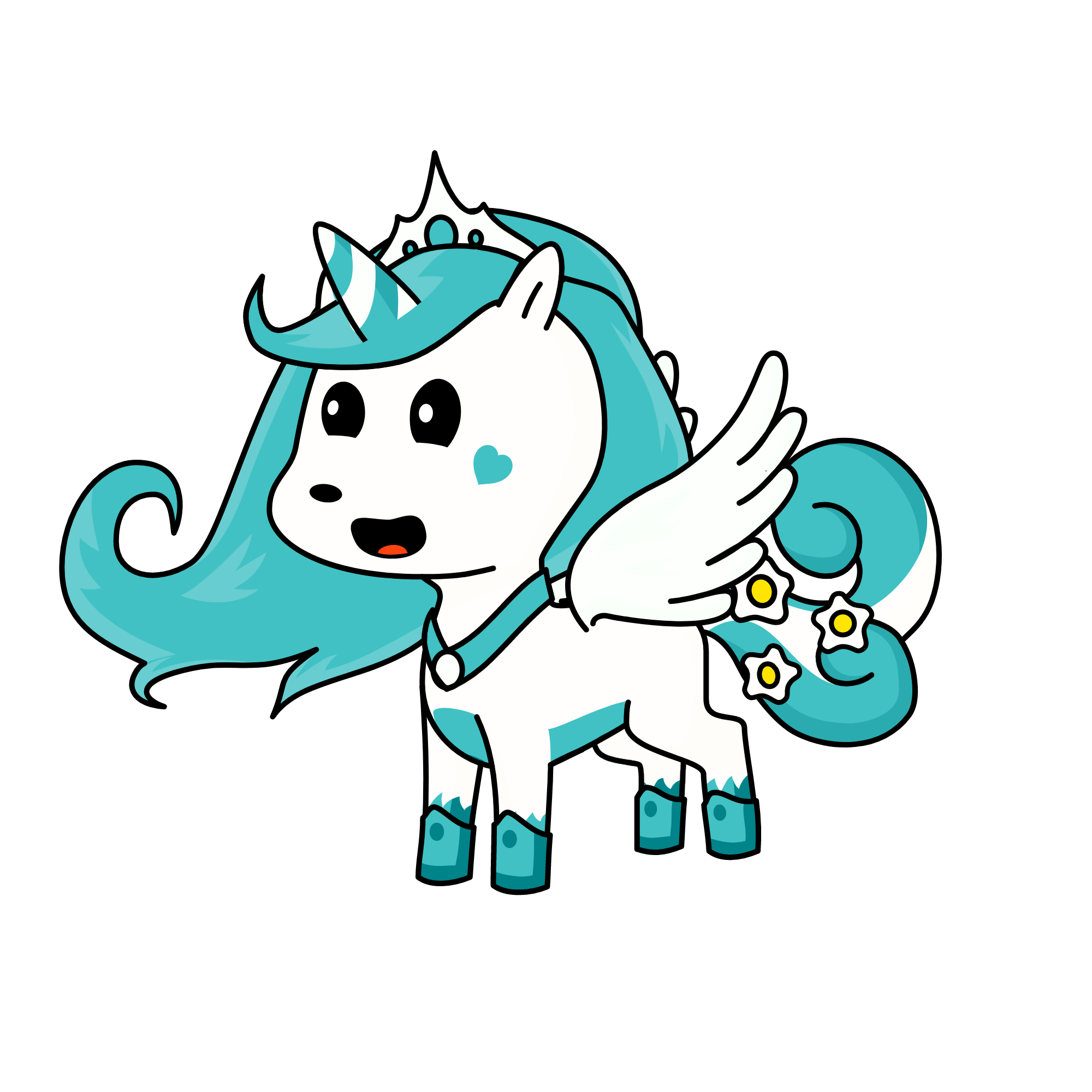 SnowFlake, the unicorn
