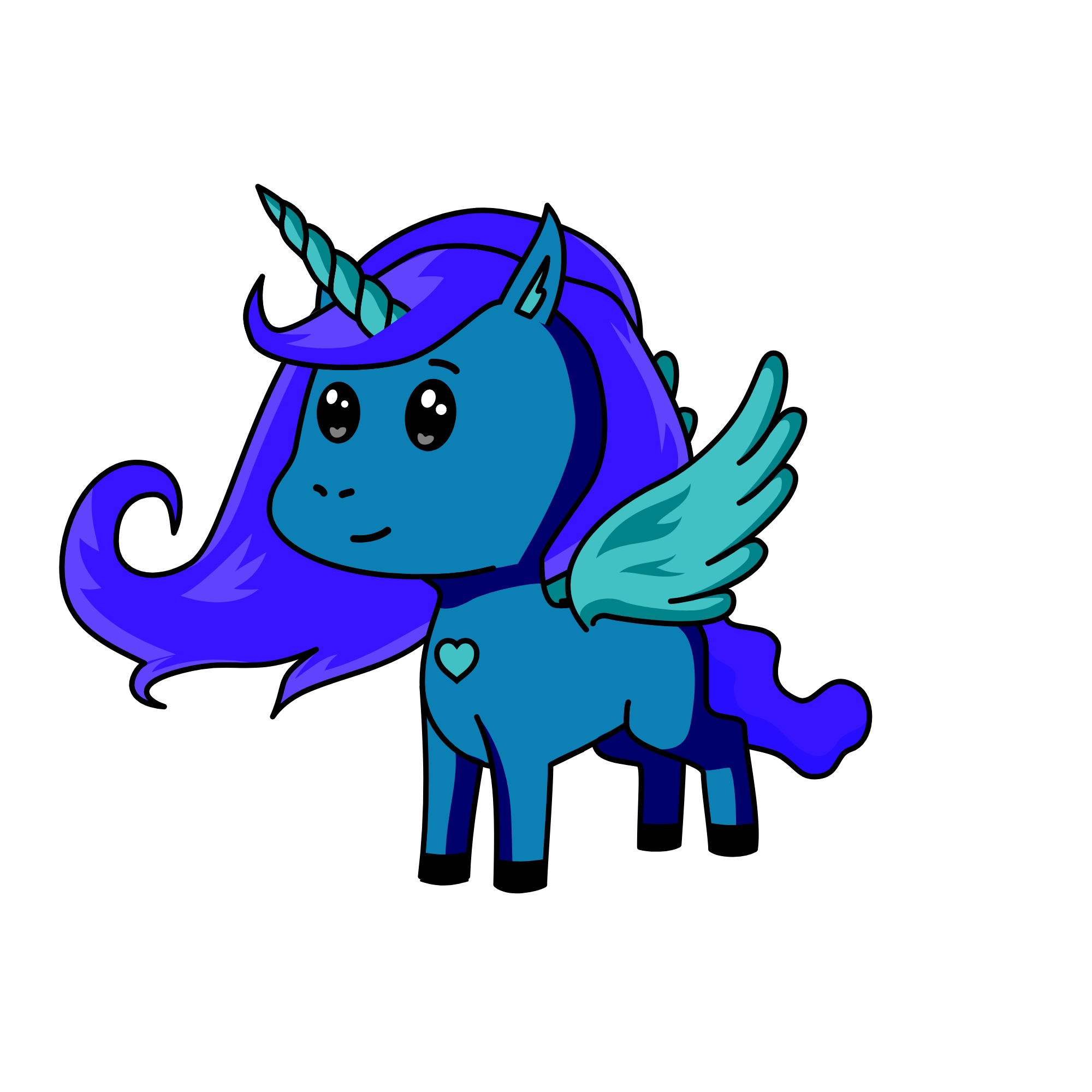 Moon, the unicorn