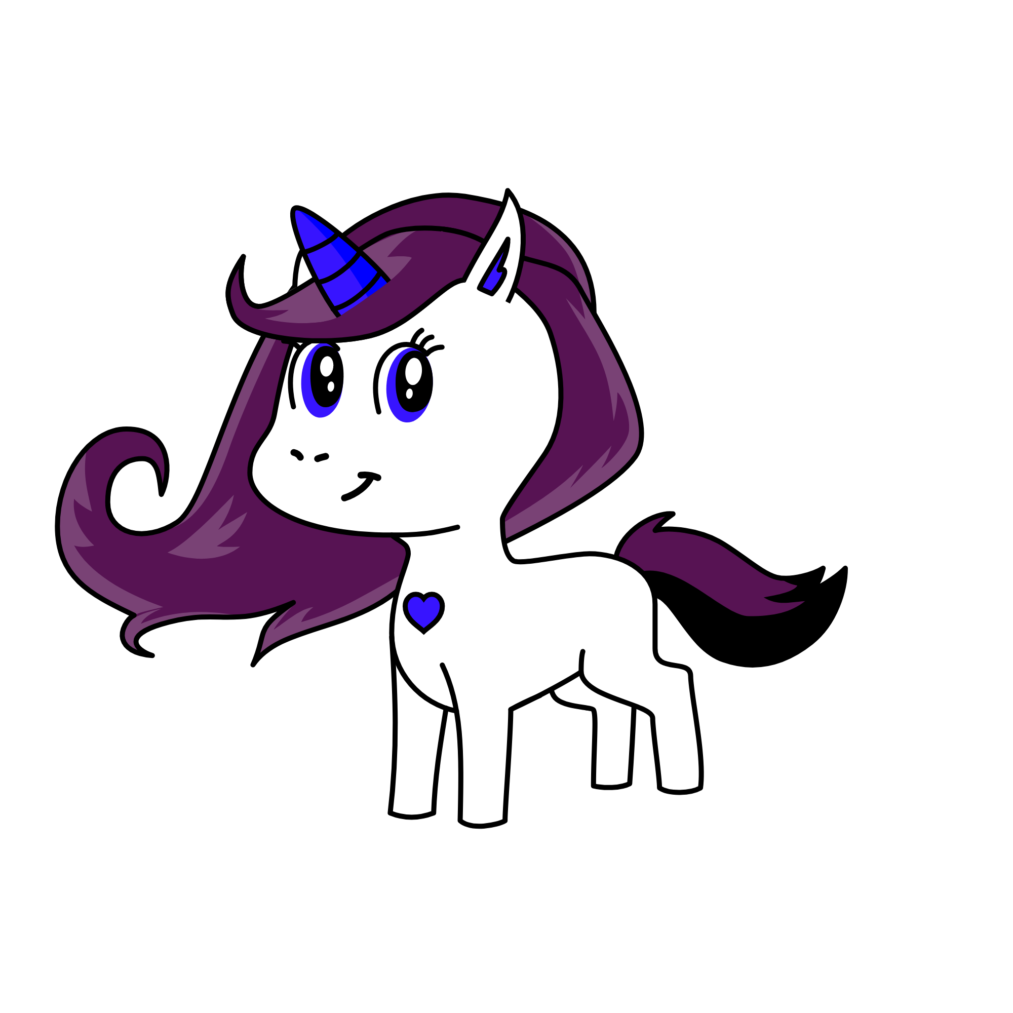 Fusha, the unicorn