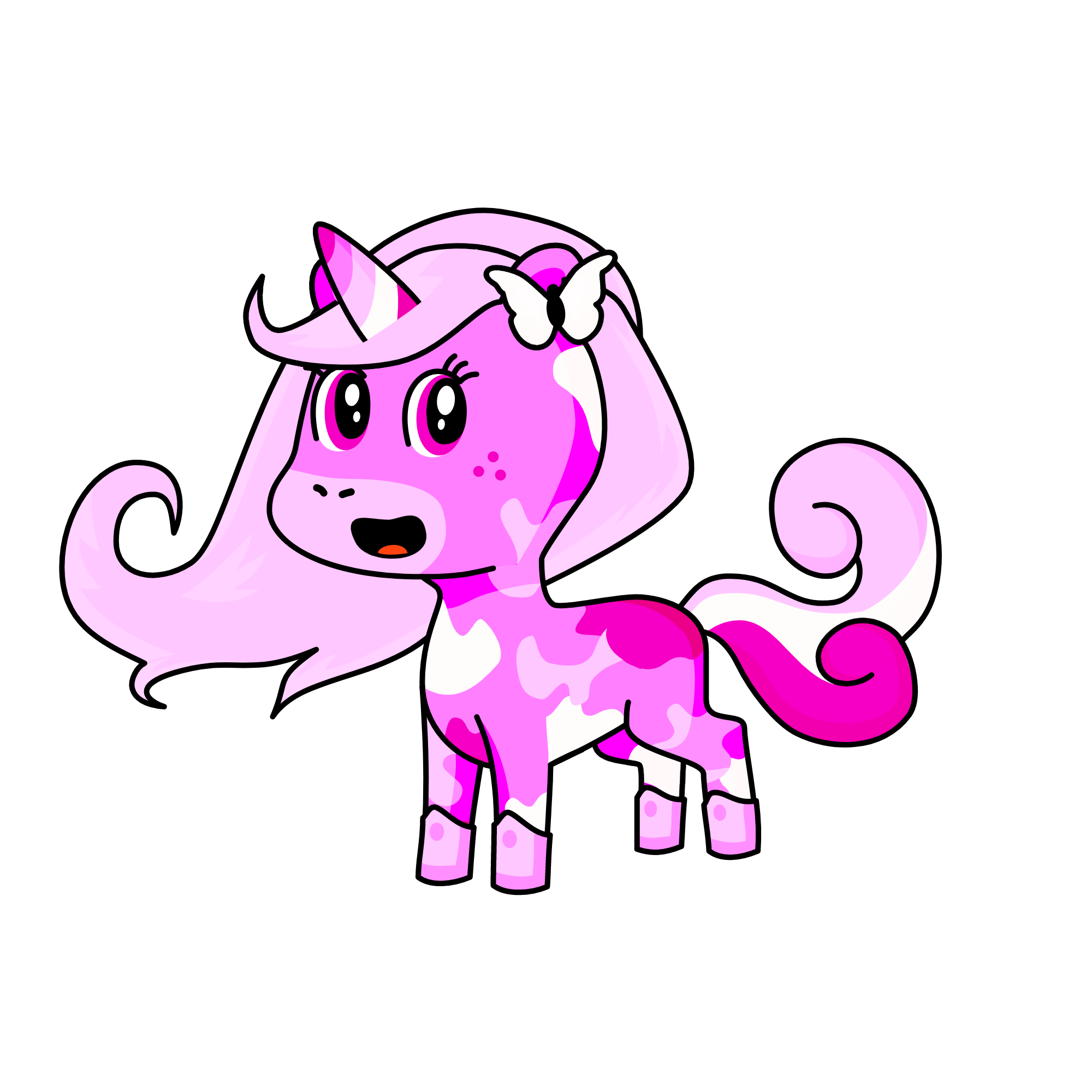 Rose, the unicorn