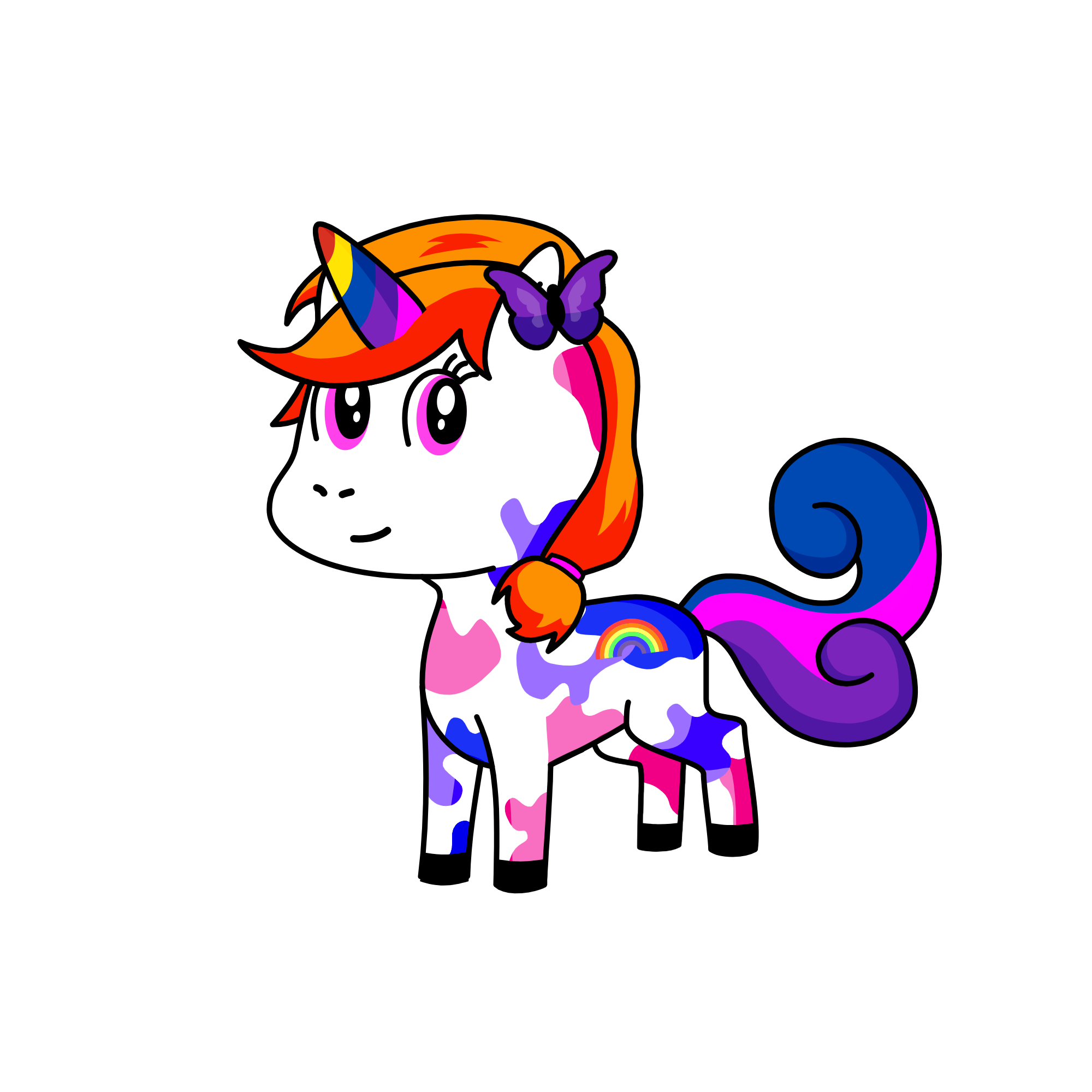 Color Splash🌈, the unicorn