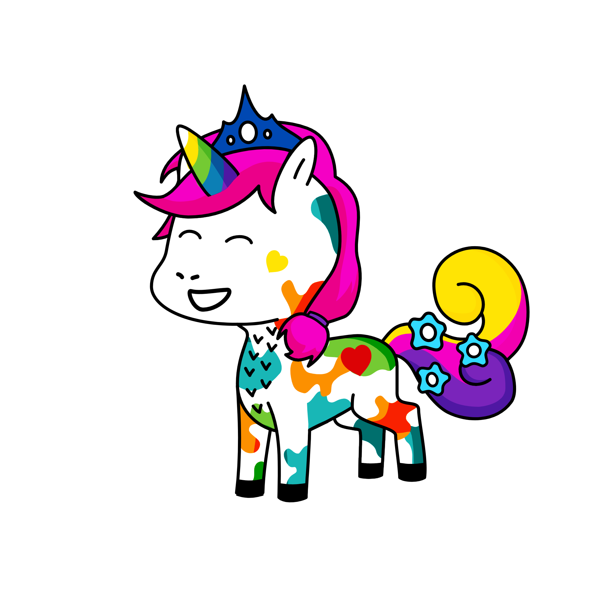 Gay Child, the unicorn