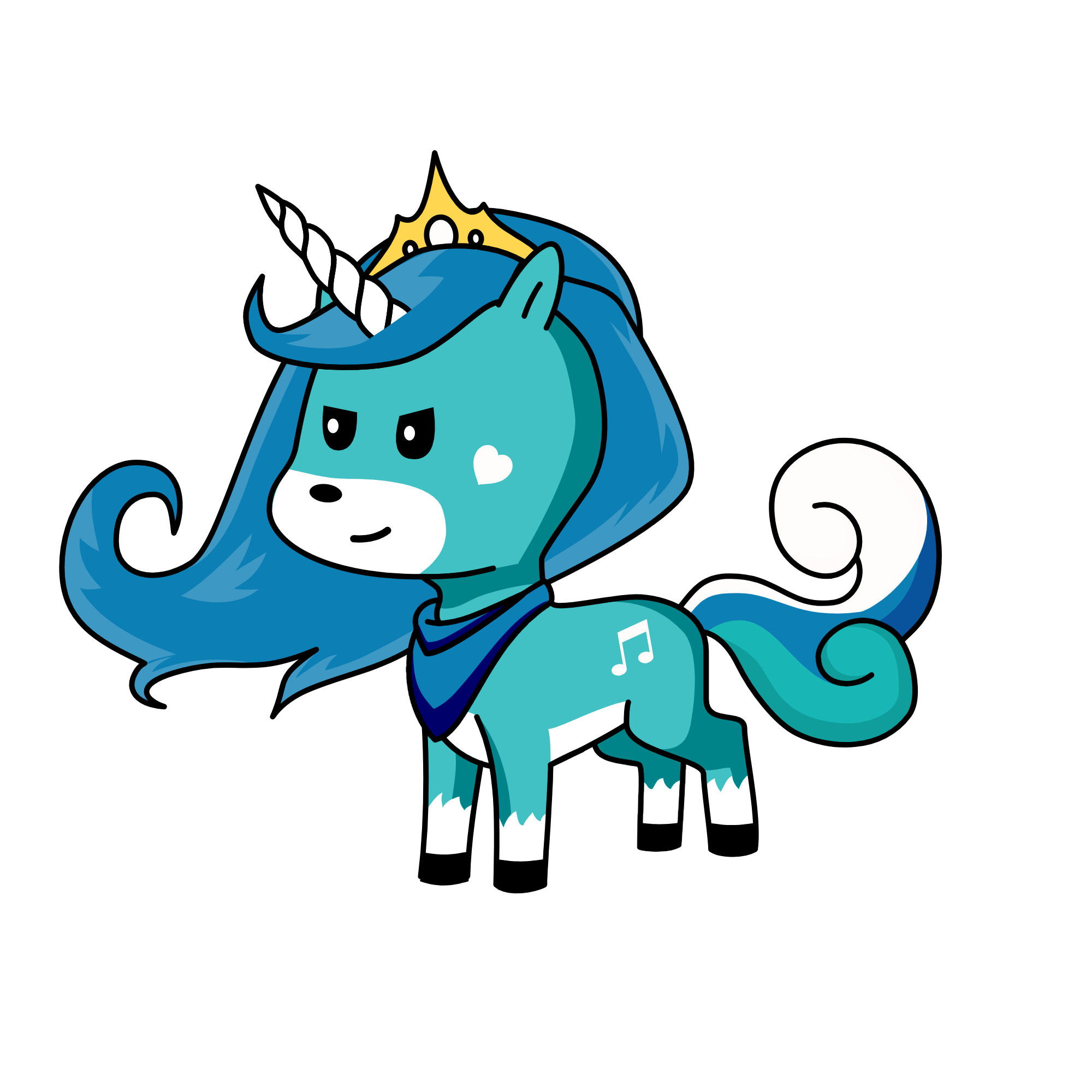 Pixel, the unicorn