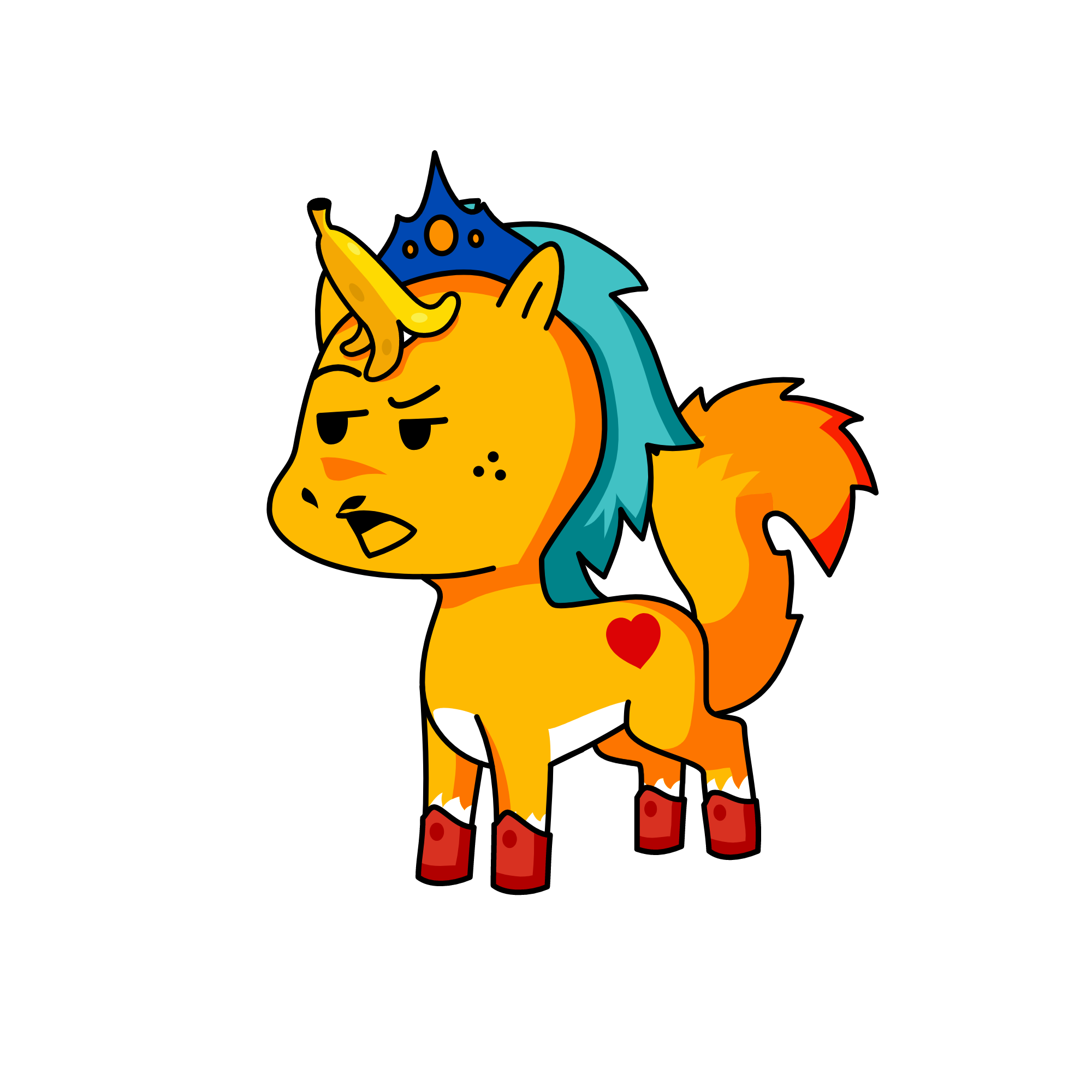 Platanin, the unicorn