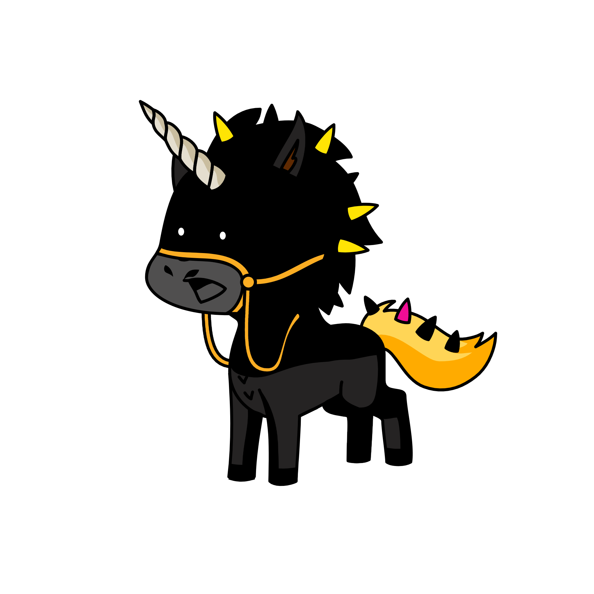 scary man, the unicorn