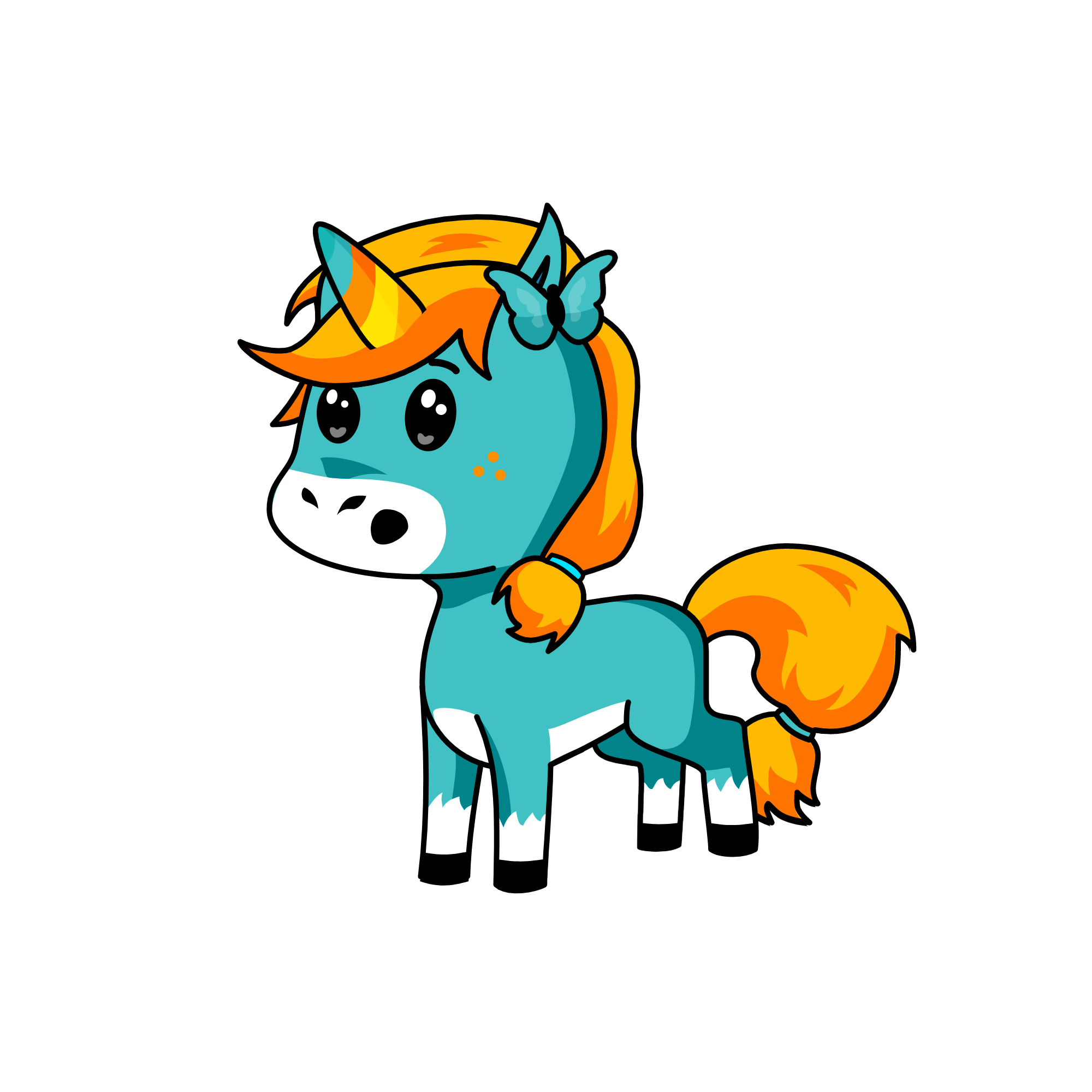 Sprite, the unicorn