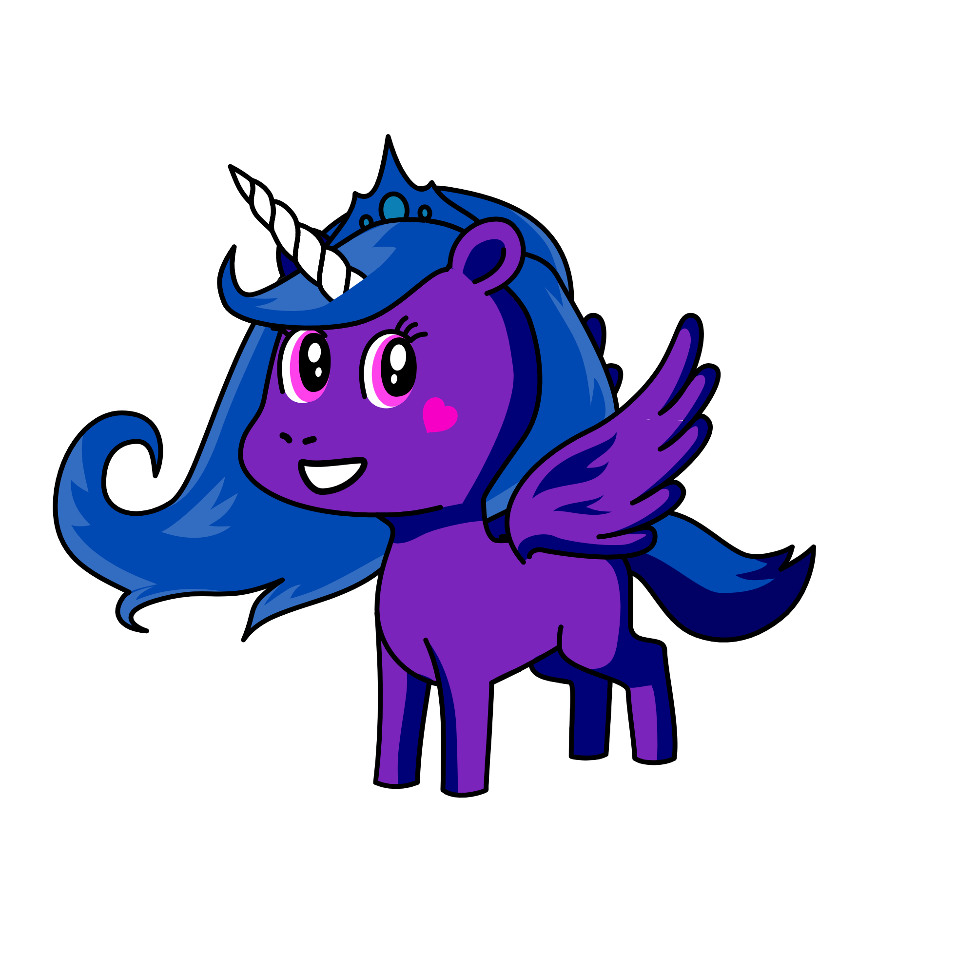 QUENN OF MEAN, the unicorn