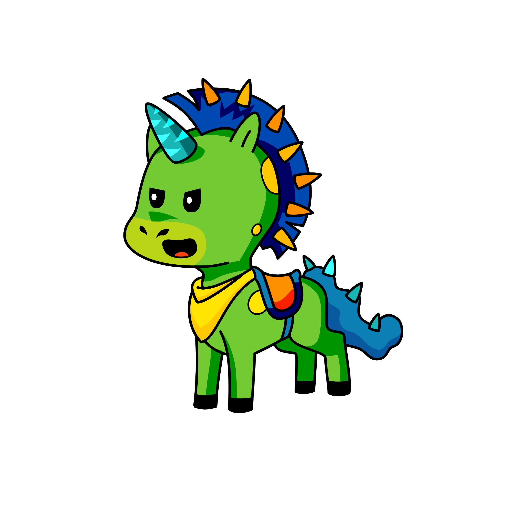 spaceship, the unicorn