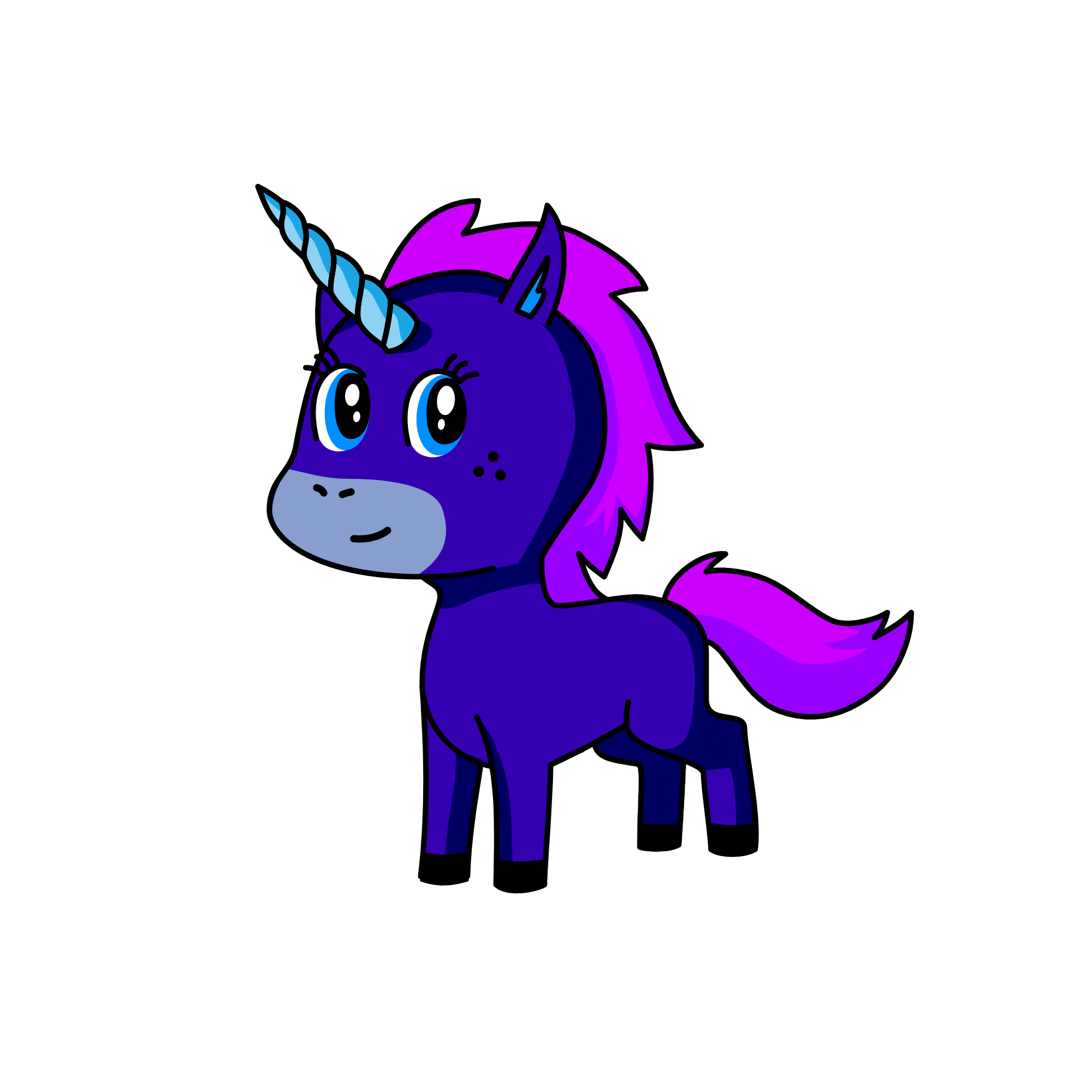 Luna, the unicorn