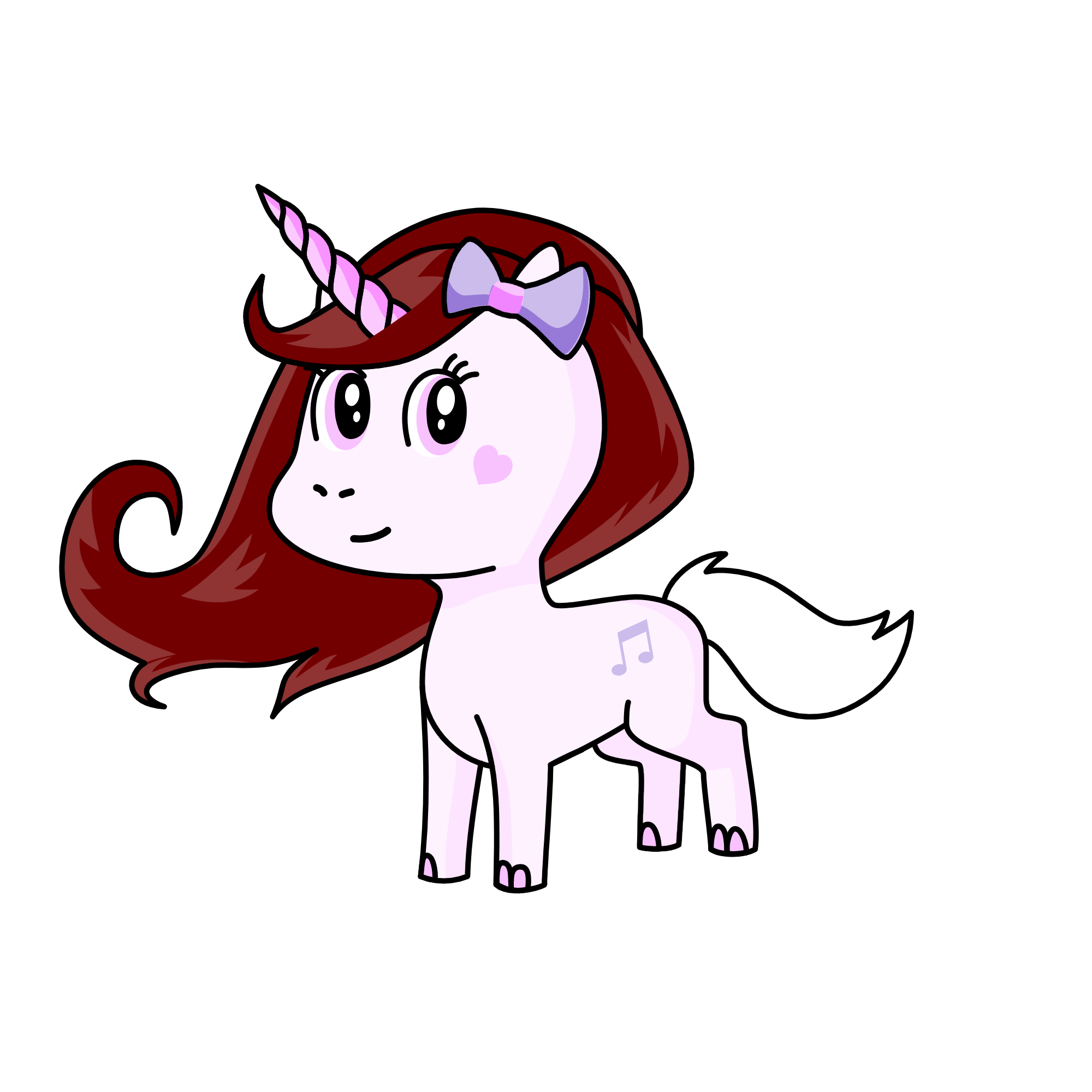Pastel, the unicorn