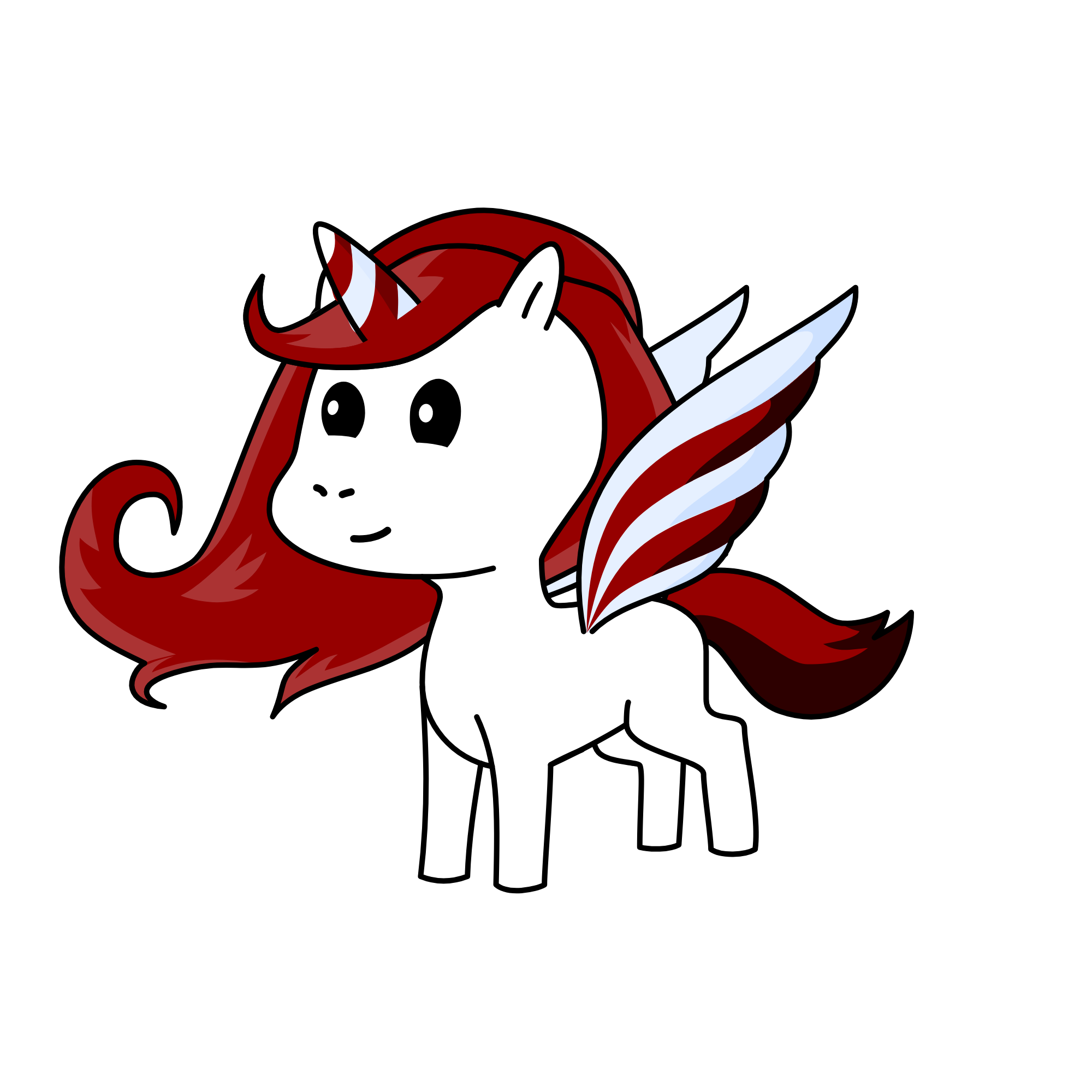Candy Cane, the unicorn