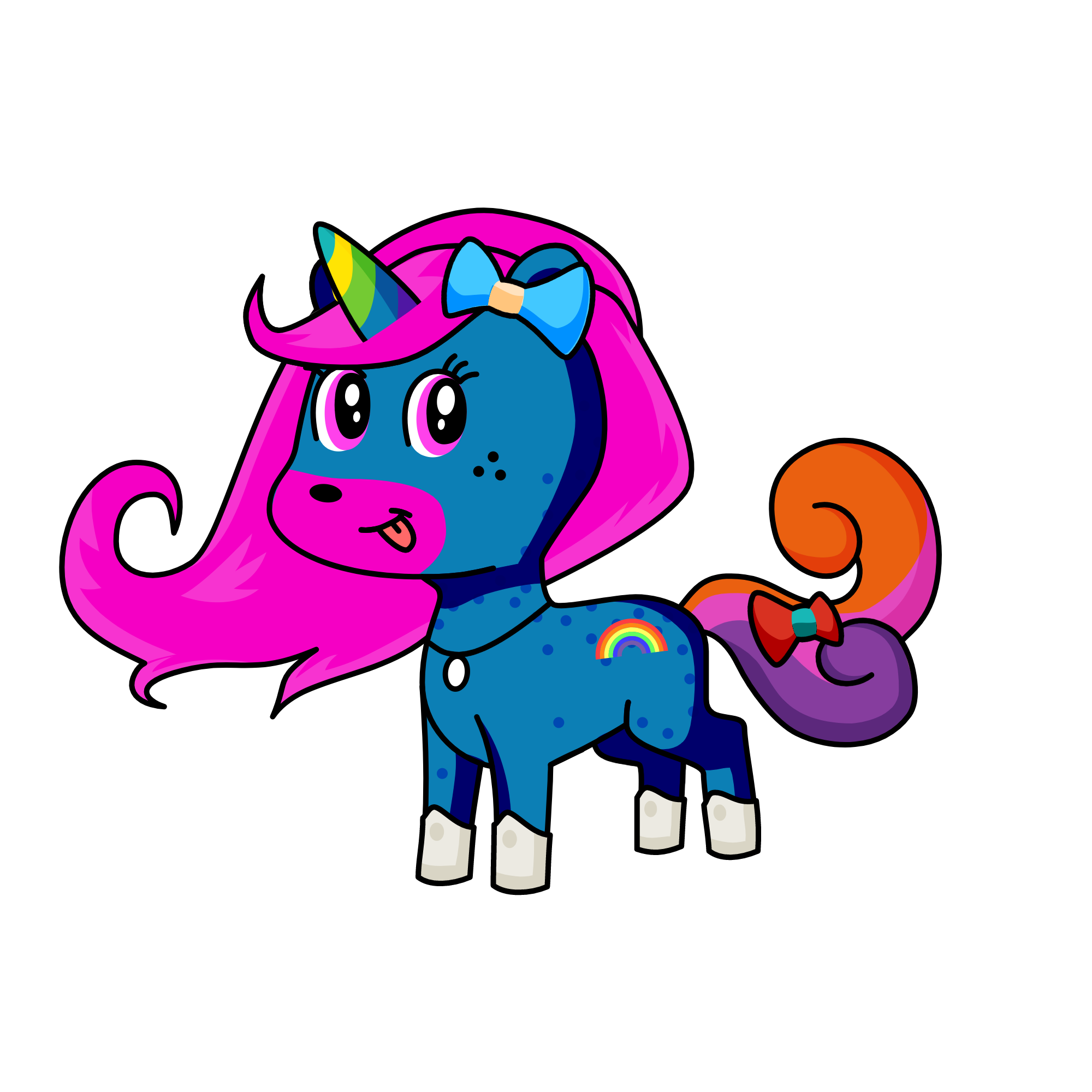 PREETY, the unicorn