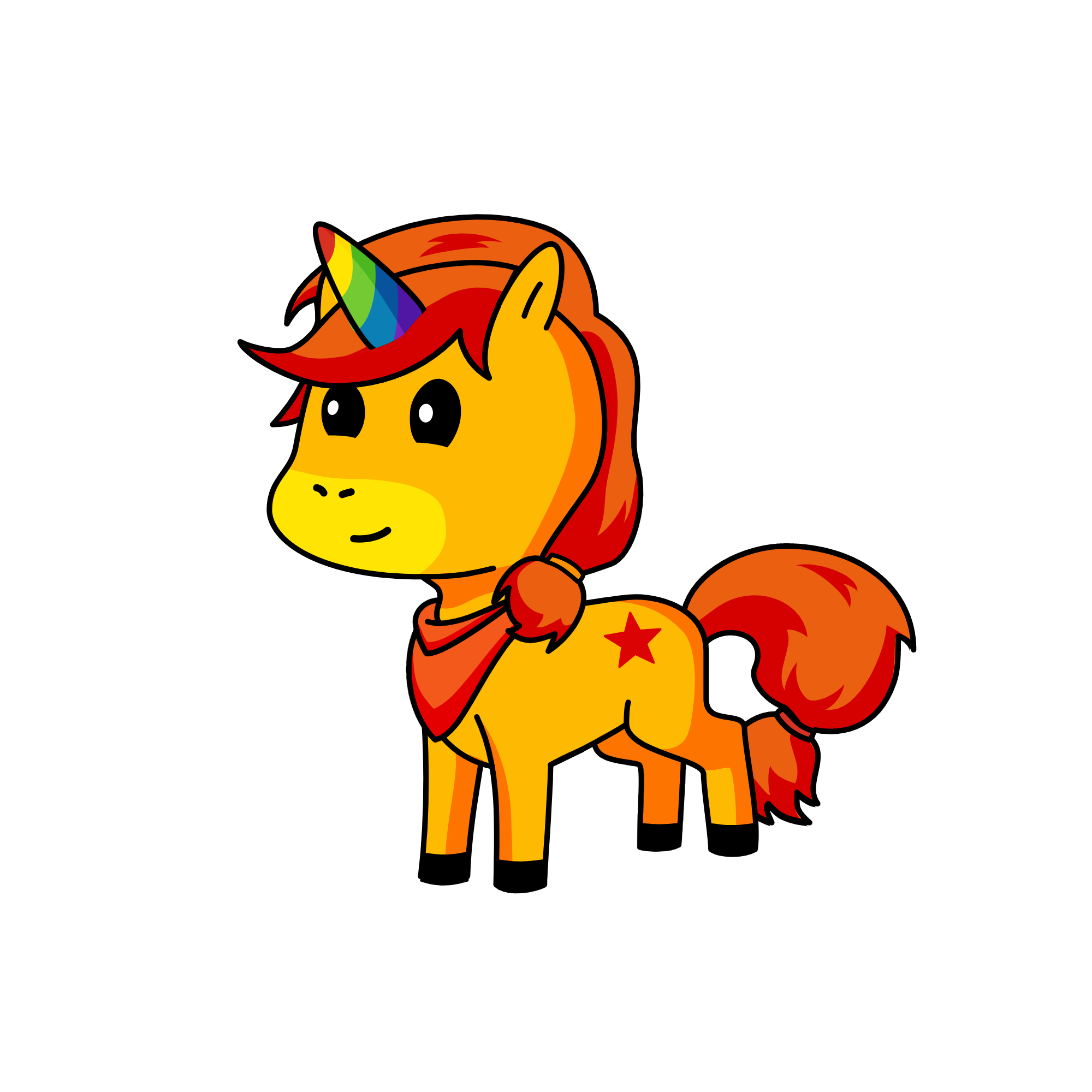 Sunshine, the unicorn