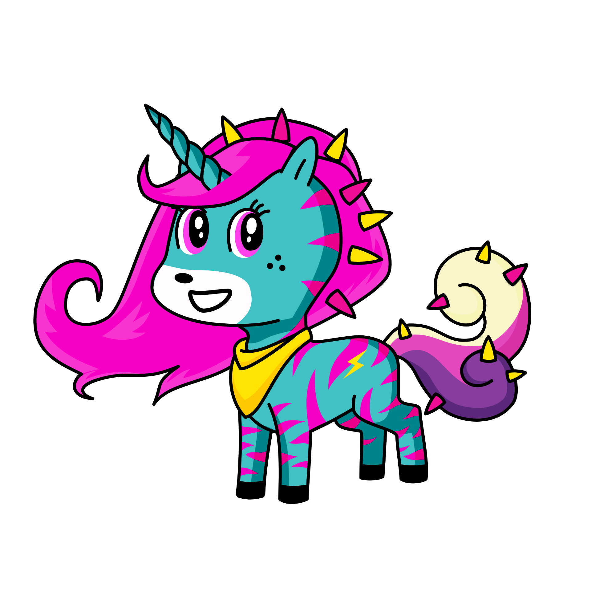 بخبه, the unicorn